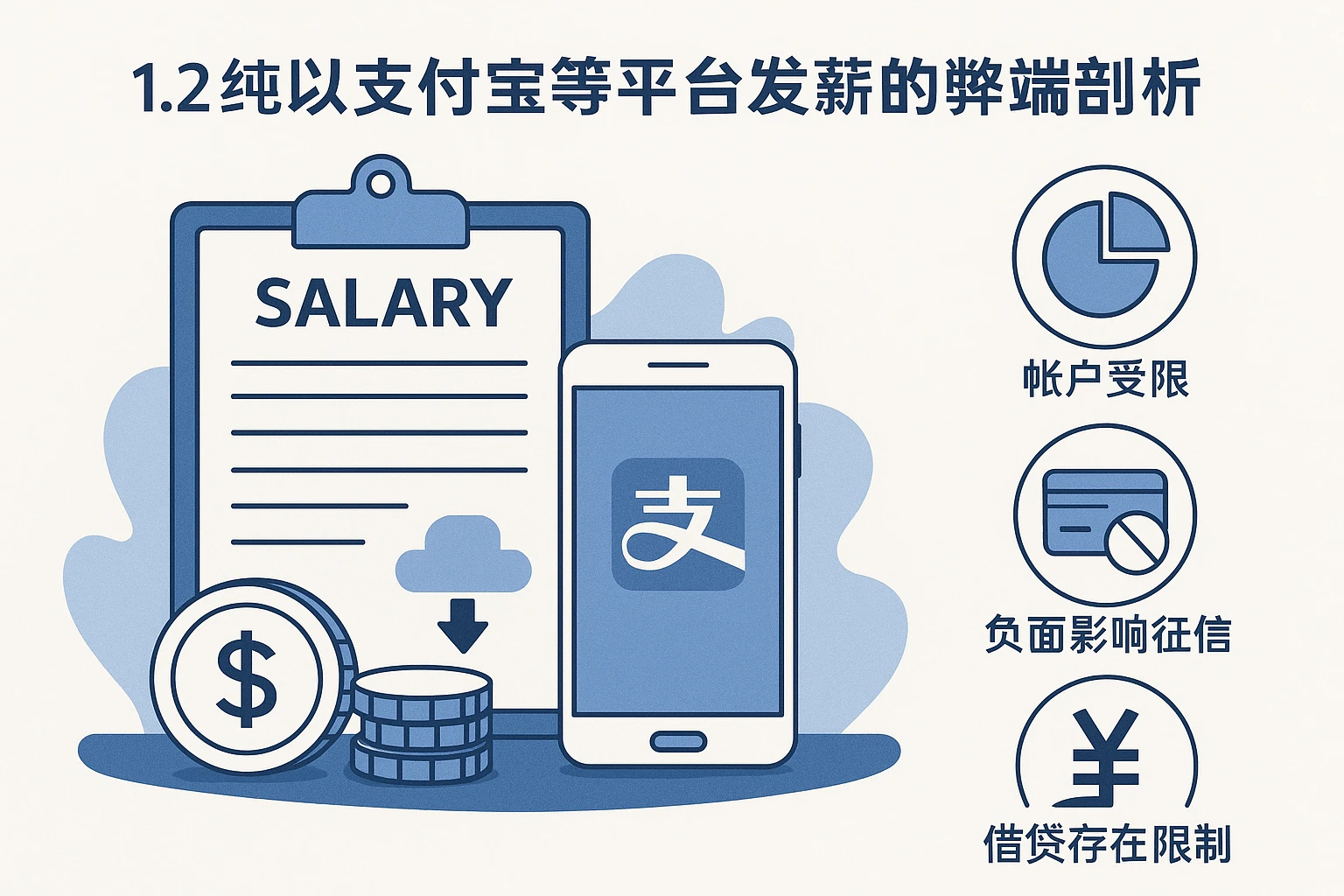 1.2 纯以支付宝等平台发薪的弊端剖析