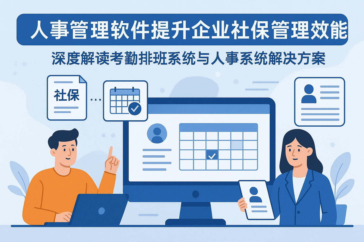 人事管理软件提升企业社保管理效能——深度解读考勤排班系统与人事系统解决方案
