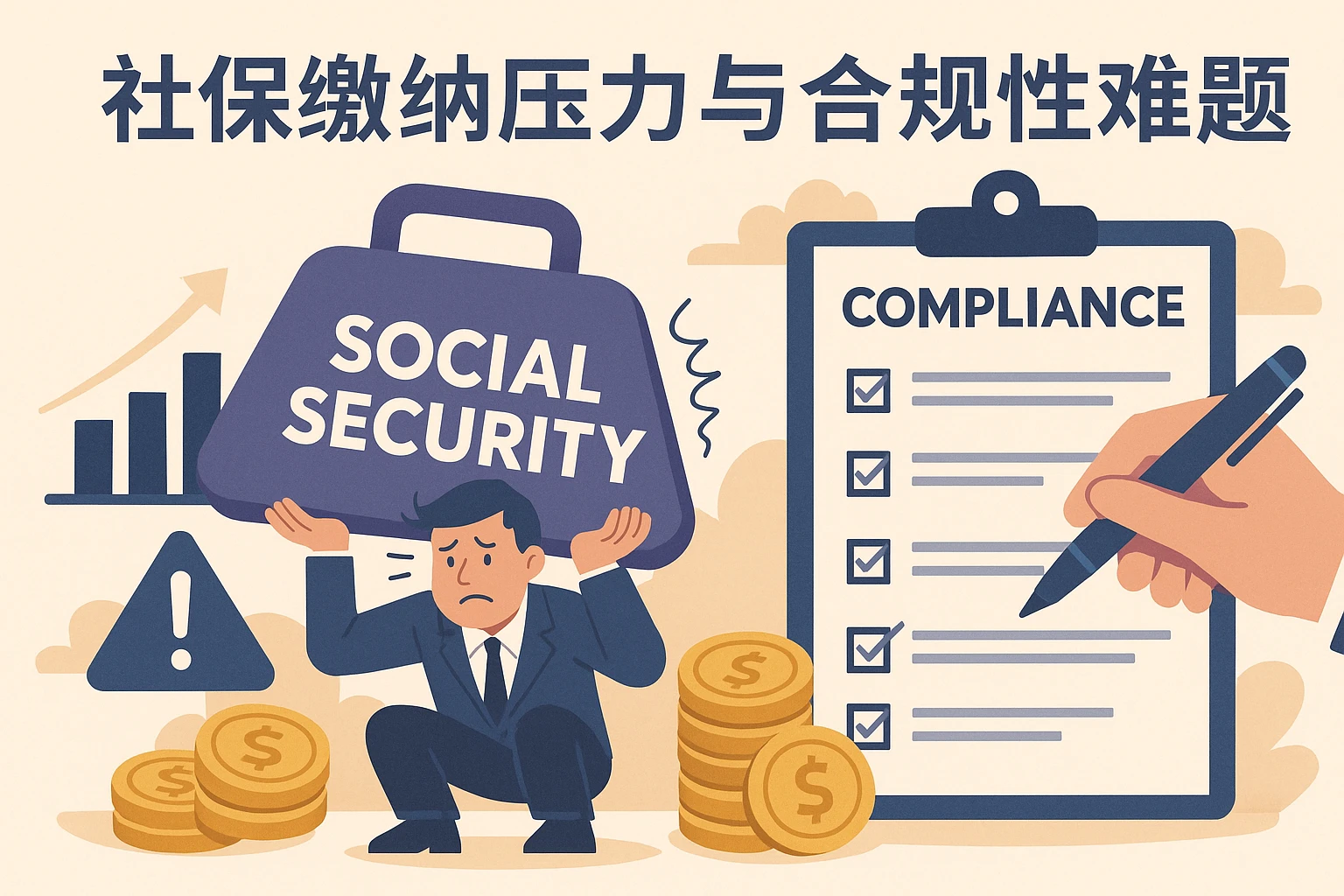 社保缴纳压力与合规性难题