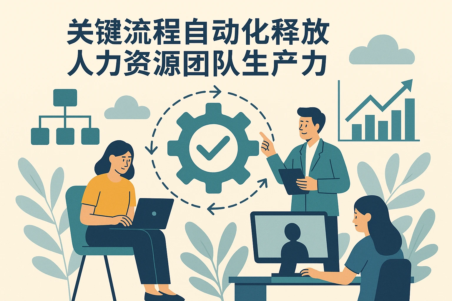 2. 关键流程自动化释放人力资源团队生产力
