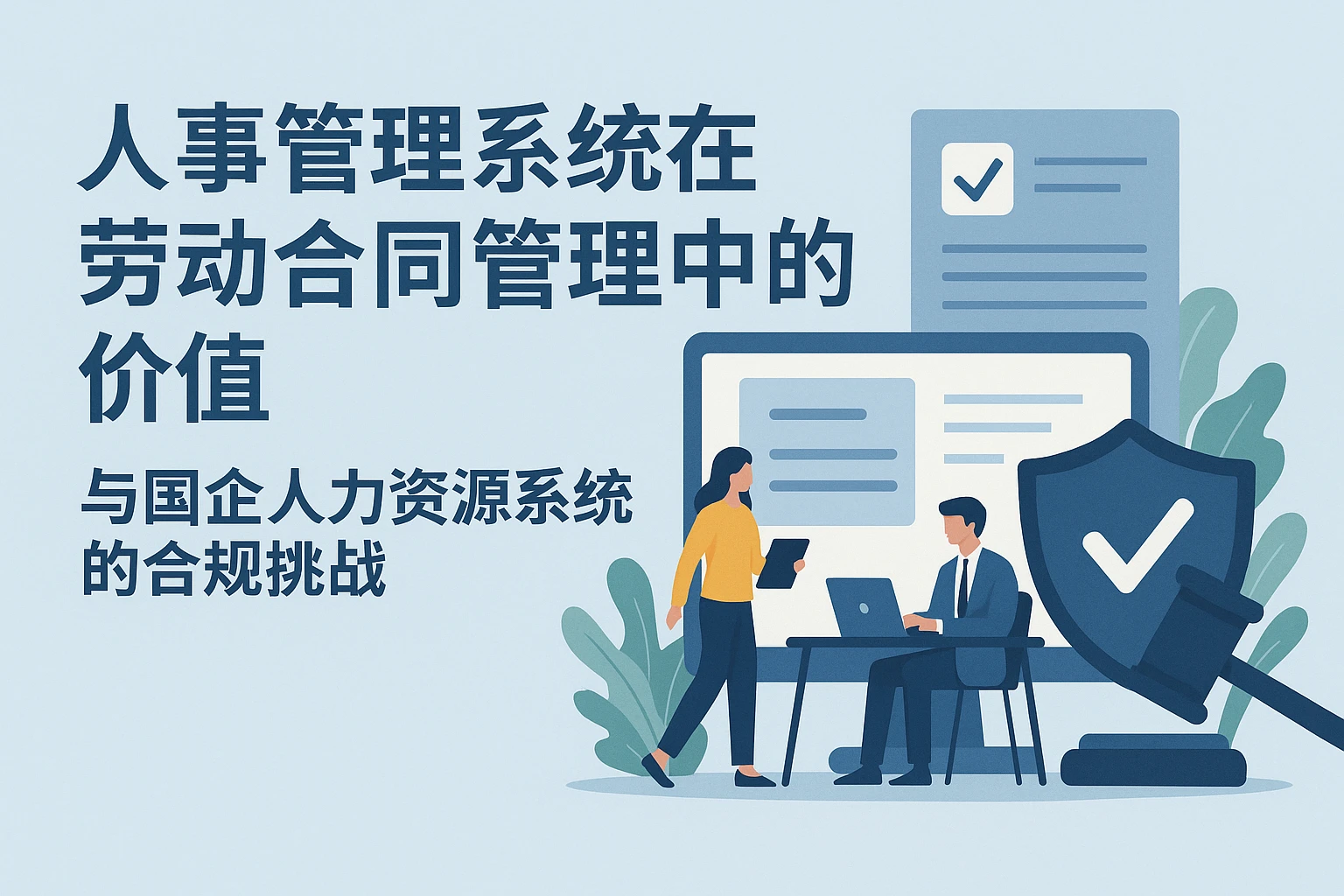人事管理系统在劳动合同管理中的价值与国企人力资源系统的合规挑战