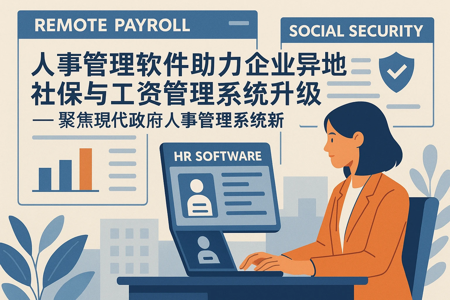 人事管理软件助力企业异地社保与工资管理系统升级——聚焦现代政府人事管理系统创新