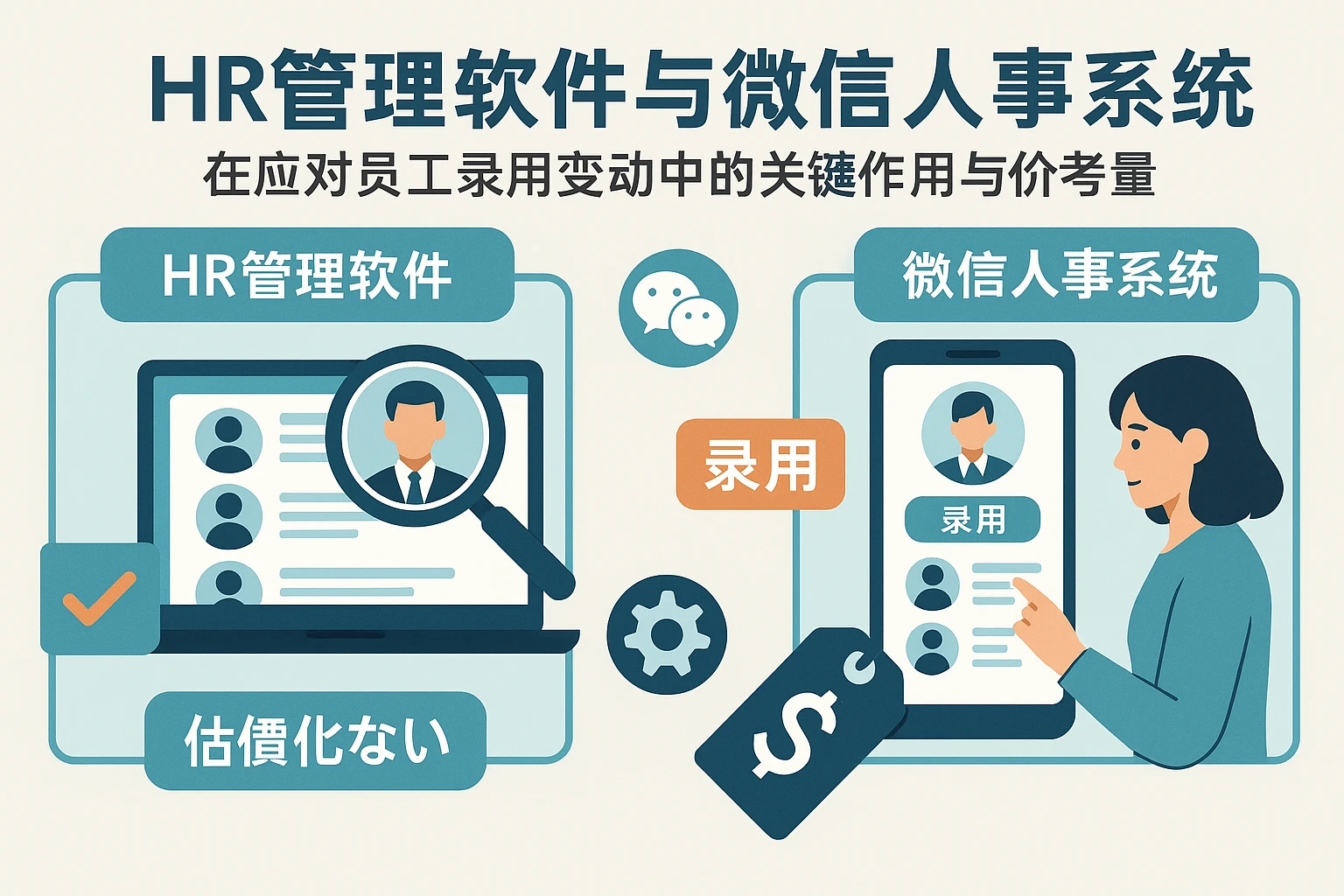 HR管理软件与微信人事系统在应对员工录用变动中的关键作用与价格考量