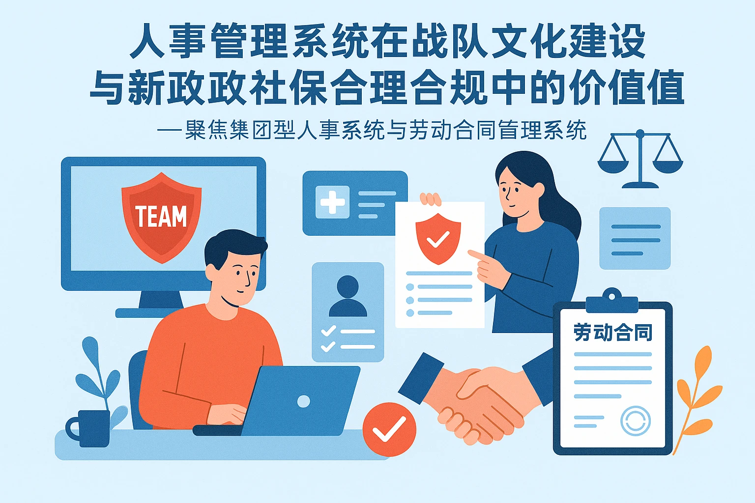 人事管理系统在战队文化建设与新政策社保合理合规中的价值——聚焦集团型人事系统与劳动合同管理系统