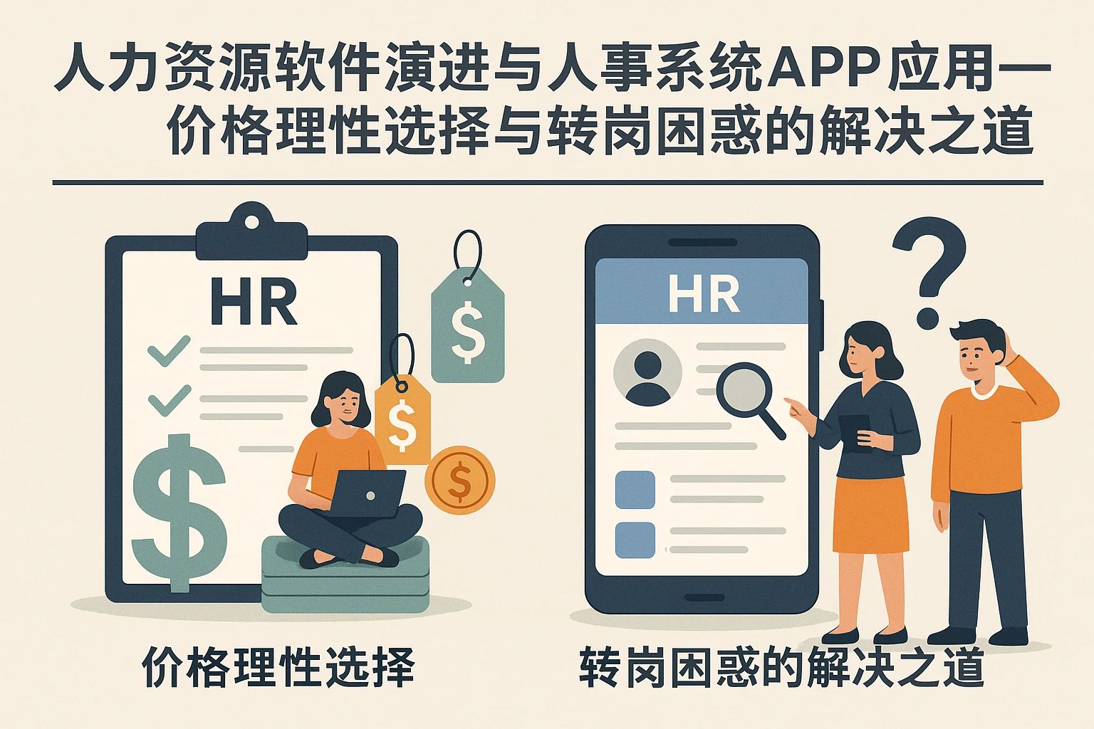 人力资源软件演进与人事系统APP应用——价格理性选择与转岗困惑的解决之道