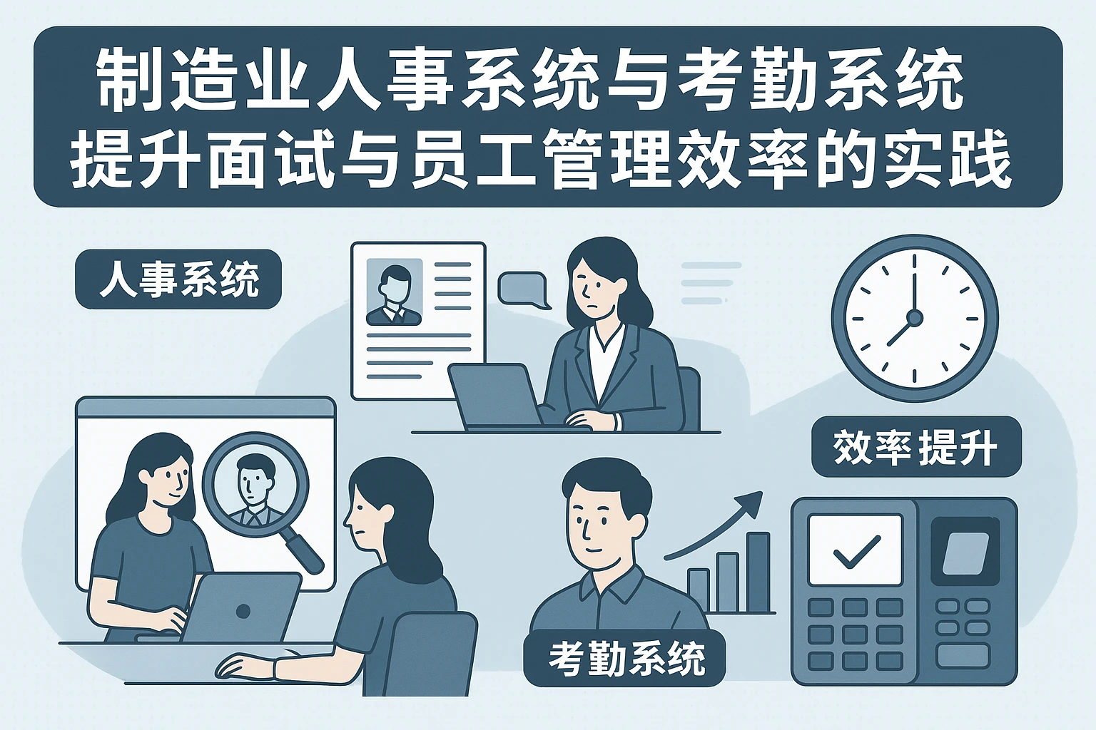 制造业人事系统与考勤系统提升面试与员工管理效率的实践解析