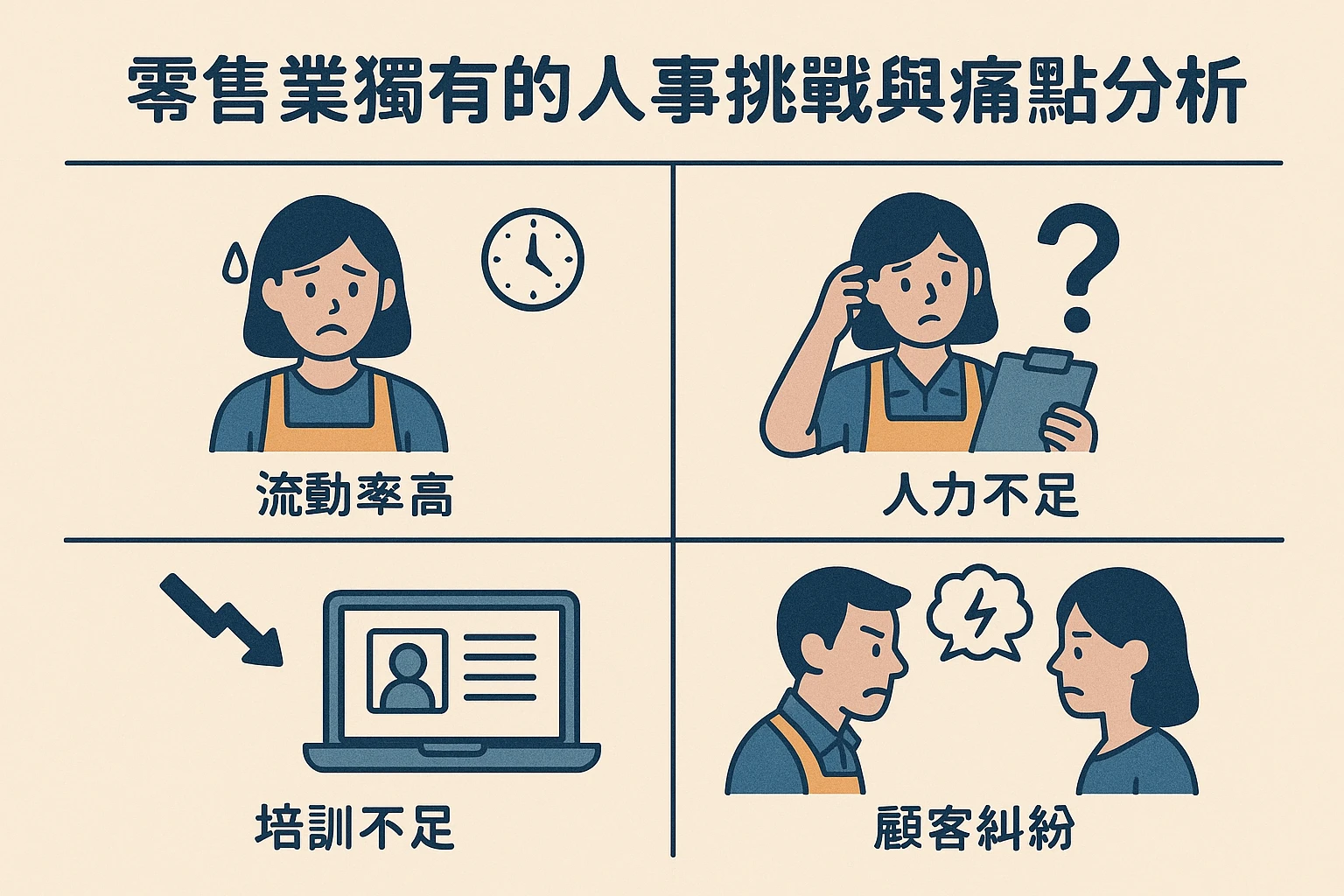 零售业独有的人事挑战与痛点分析