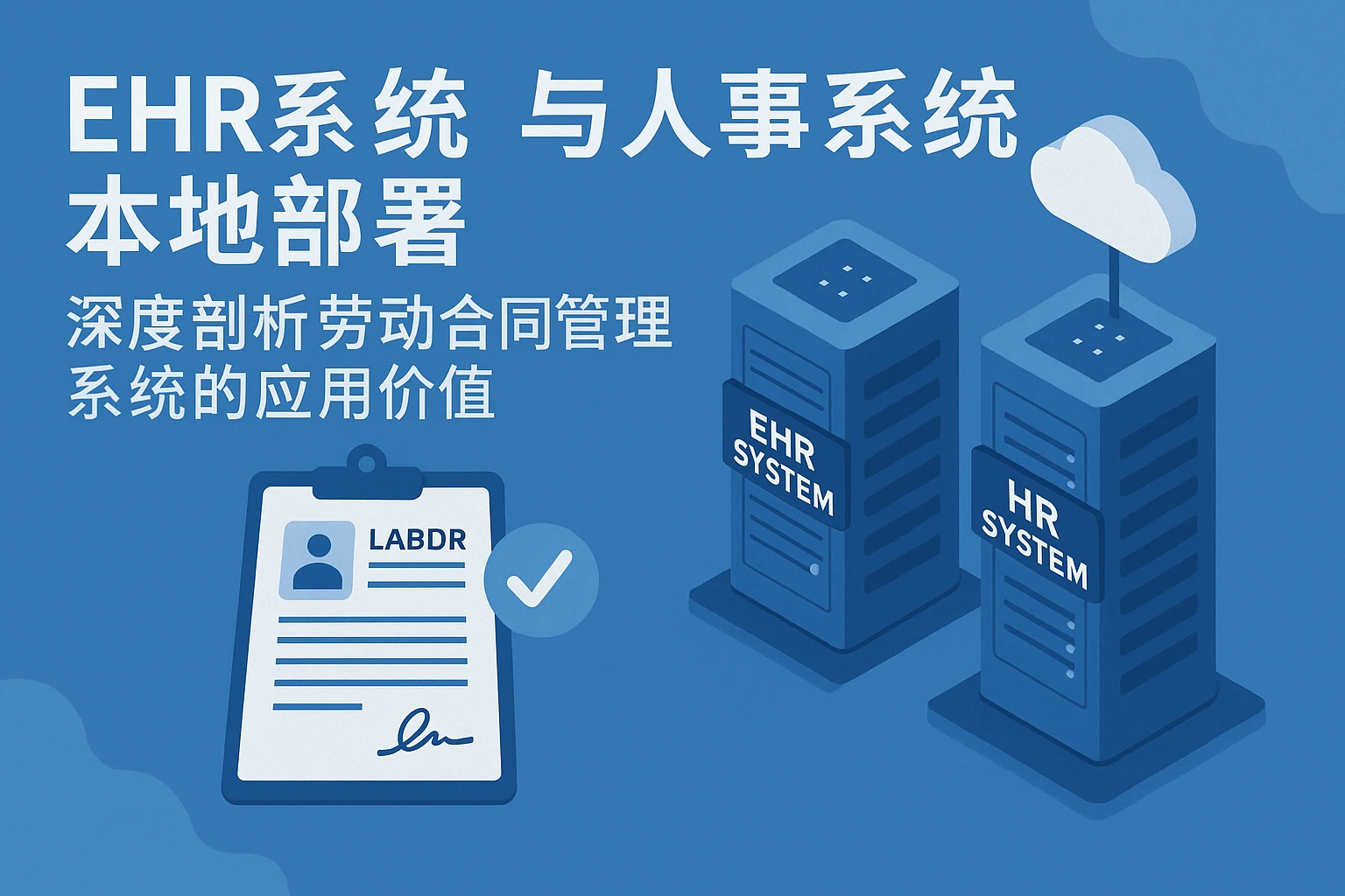 EHR系统与人事系统本地部署：深度剖析劳动合同管理系统的应用价值