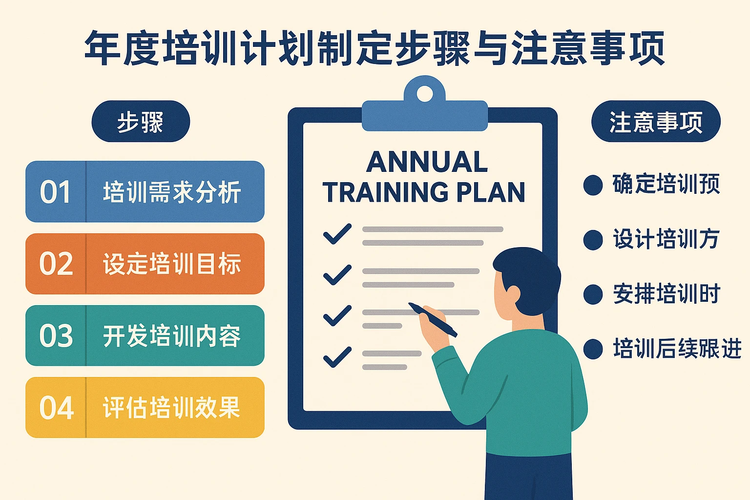 年度培训计划制定步骤与注意事项