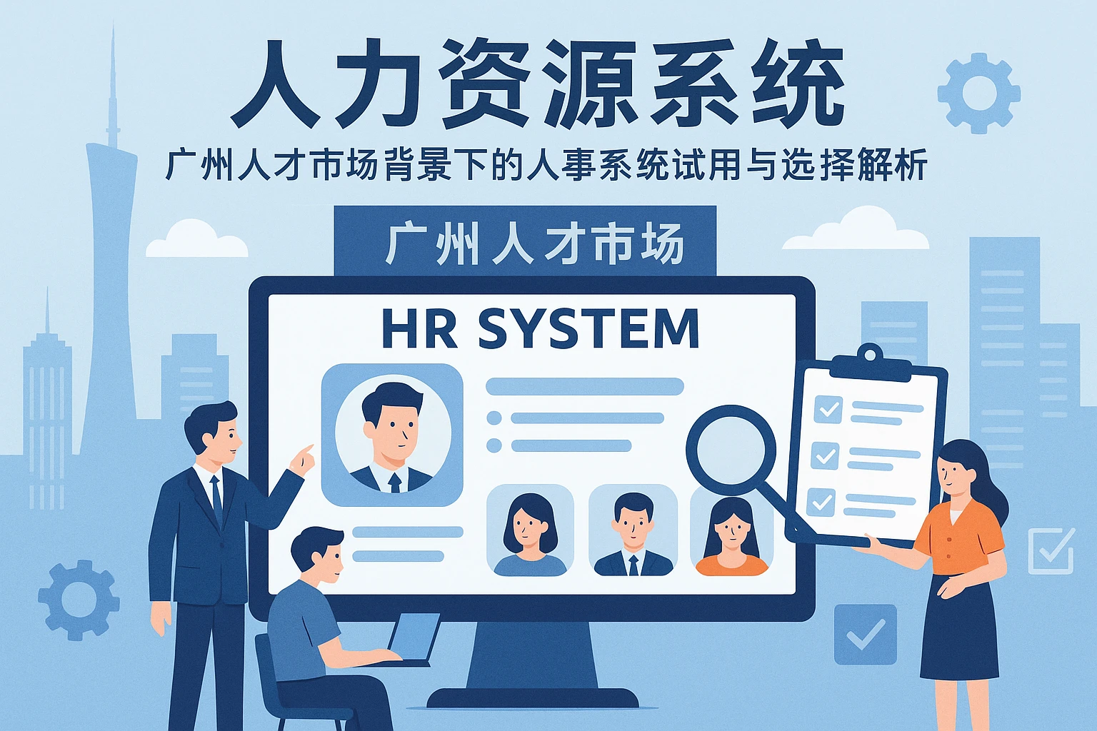 人力资源系统——广州人才市场背景下的人事系统试用与选择解析