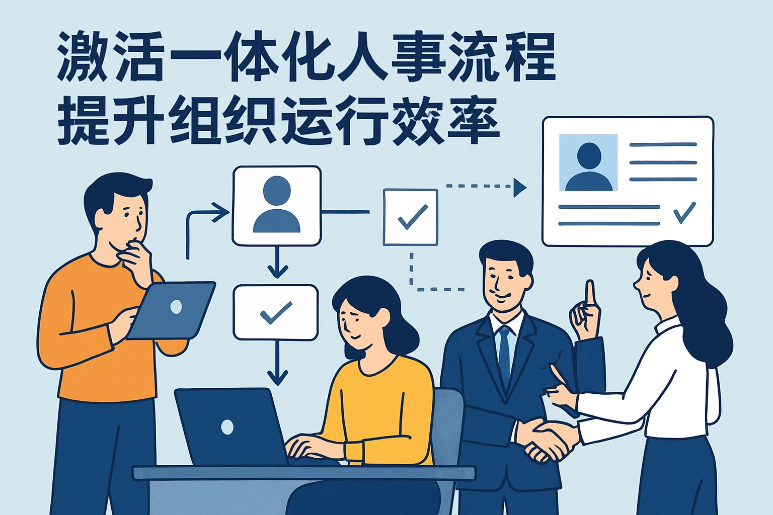 2. 激活一体化人事流程，提升组织运行效率