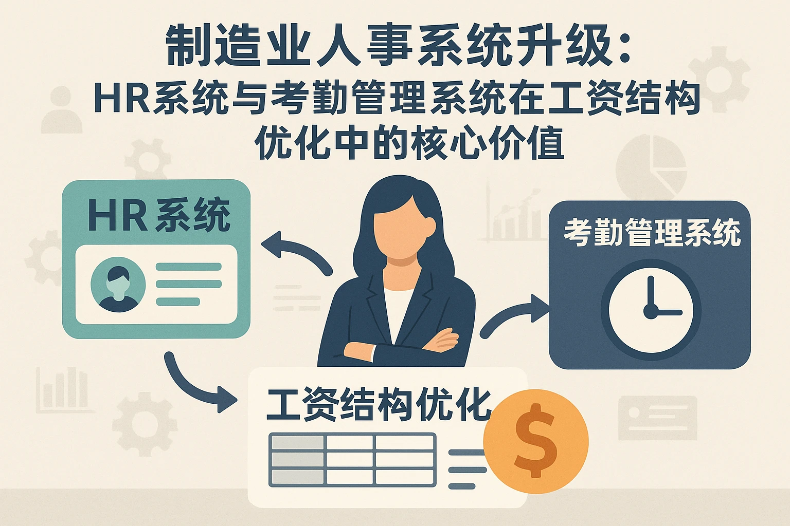 制造业人事系统升级：HR系统与考勤管理系统在工资结构优化中的核心价值
