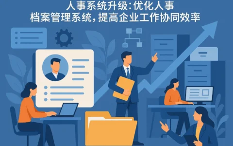 人事系统升级：优化人事档案管理系统，提高企业工作协同效率