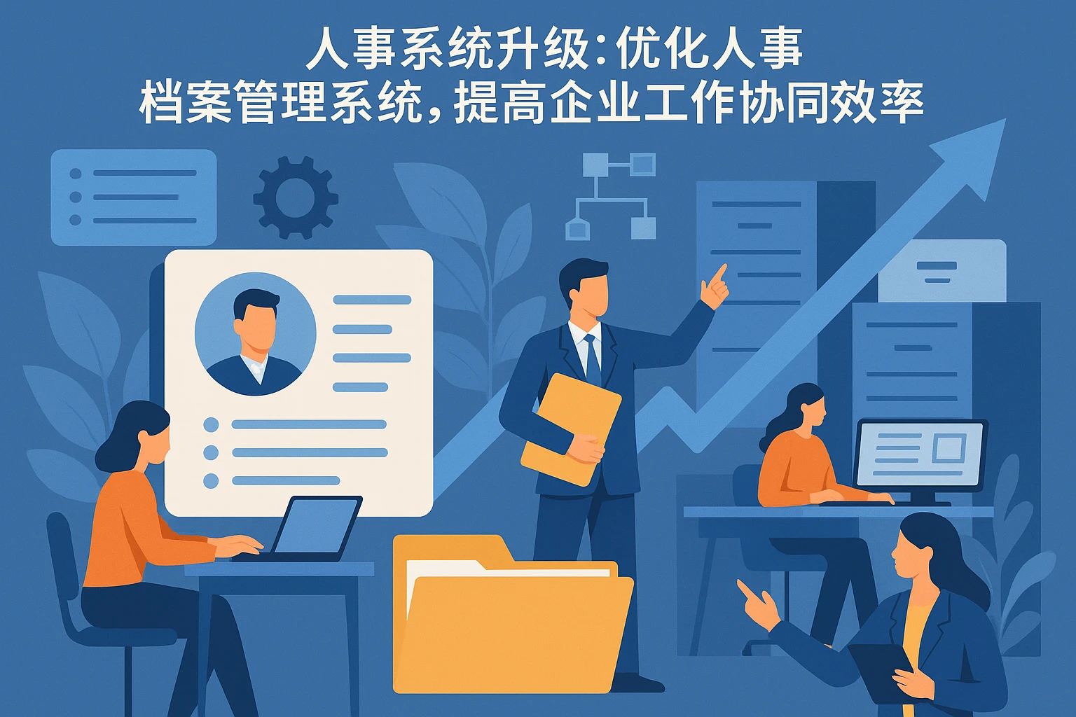 人事系统升级：优化人事档案管理系统，提高企业工作协同效率