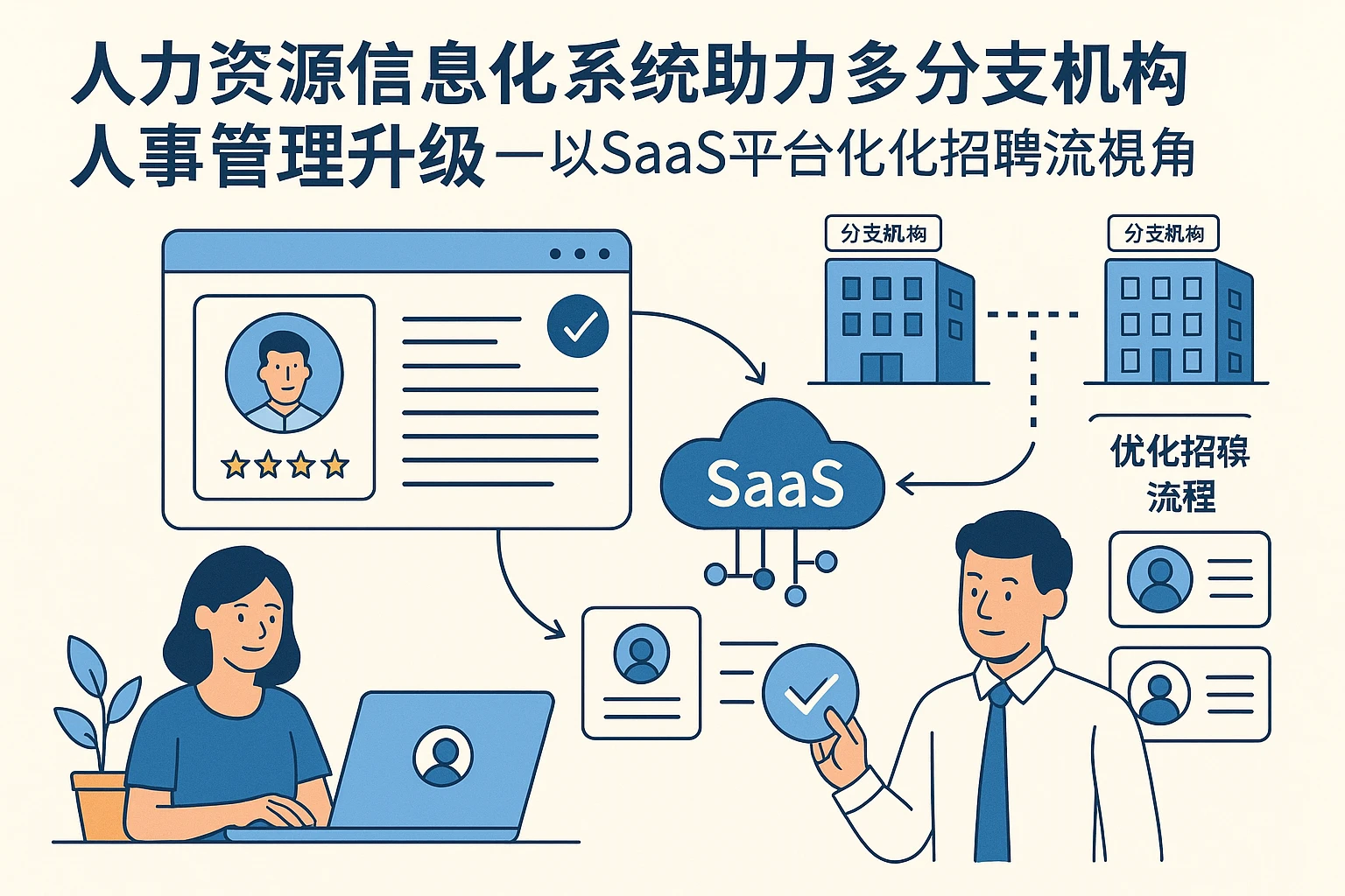 人力资源信息化系统助力多分支机构人事管理升级——以SaaS平台优化招聘流程为视角