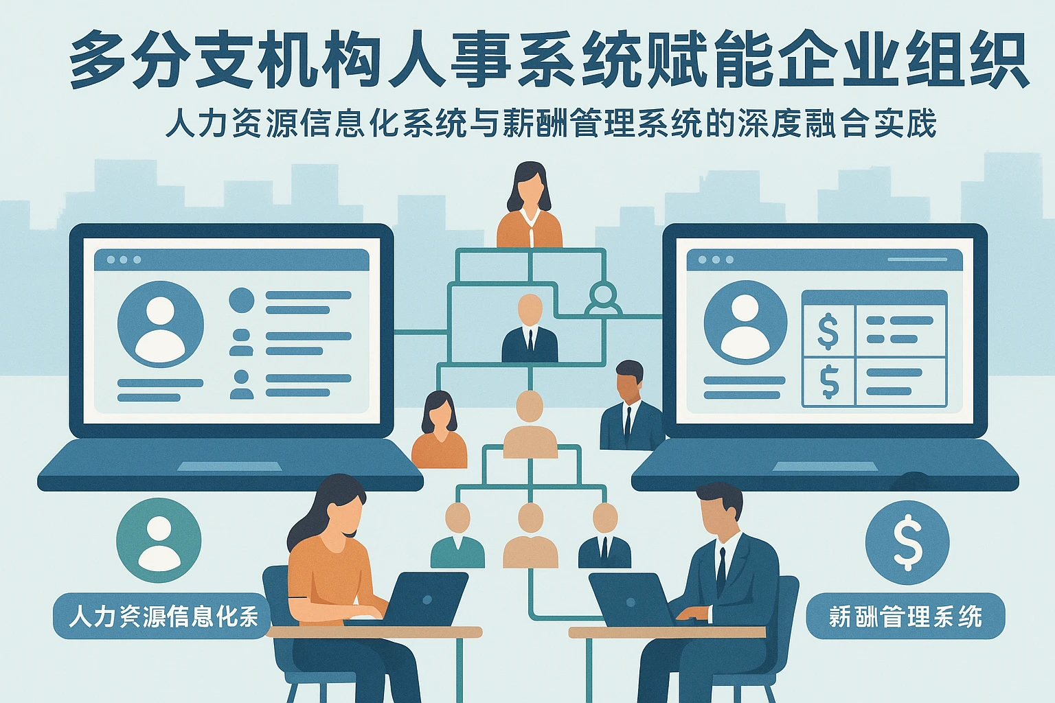 多分支机构人事系统赋能企业组织——人力资源信息化系统与薪酬管理系统的深度融合实践