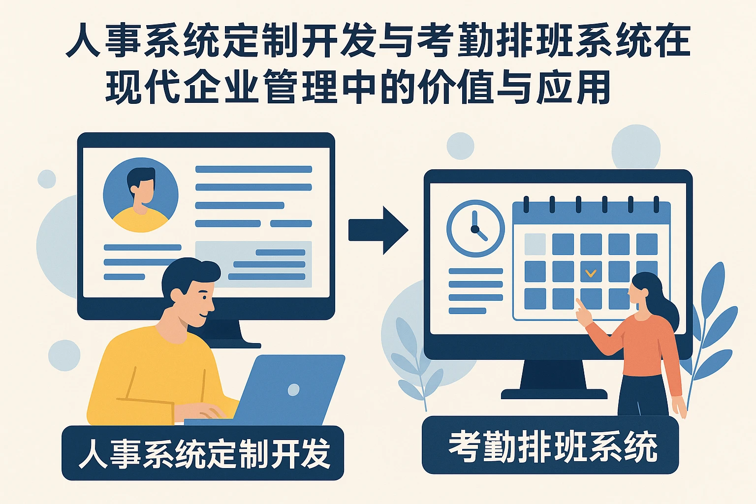 人事系统定制开发与考勤排班系统在现代企业管理中的价值与应用