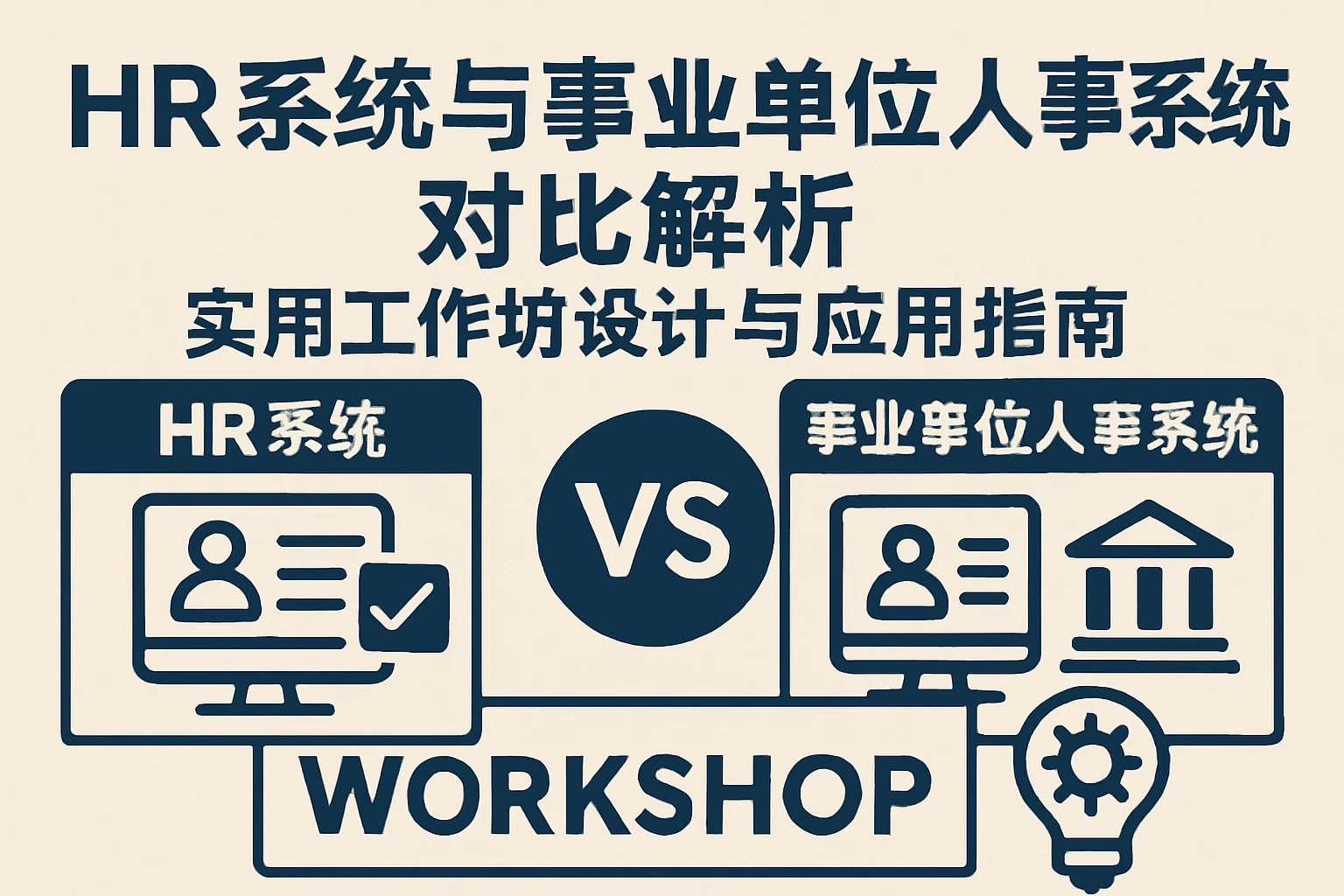 HR系统与事业单位人事系统对比解析：实用工作坊设计与应用指南