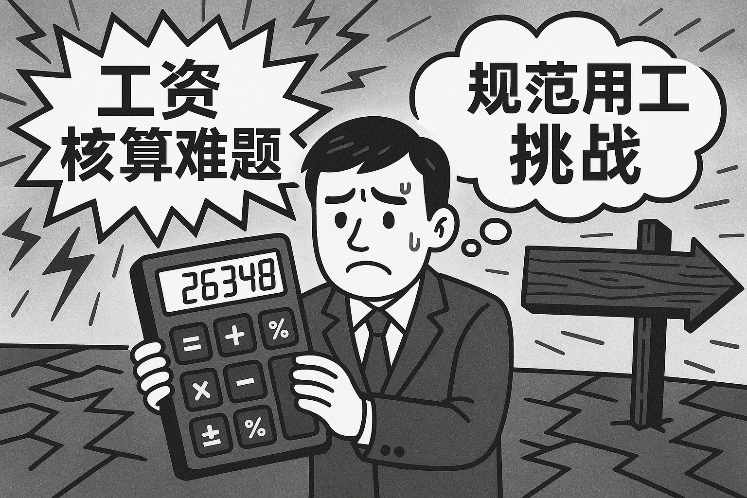 工资核算难题与规范用工挑战