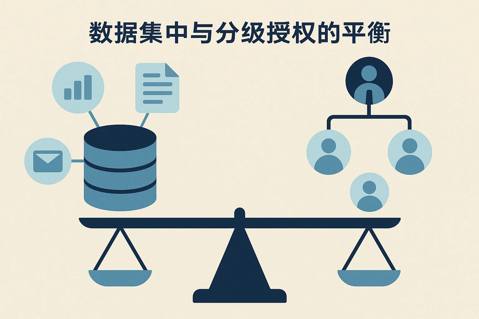 数据集中与分级授权的平衡