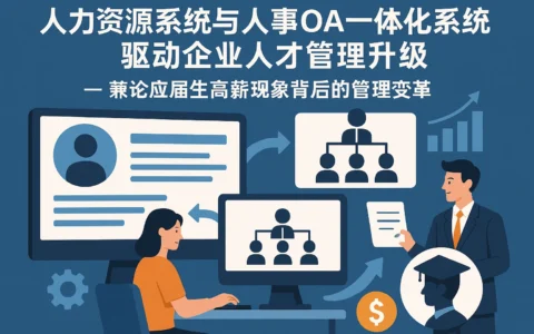 人力资源系统与人事OA一体化系统驱动企业人才管理升级——兼论应届生高薪现象背后的管理变革