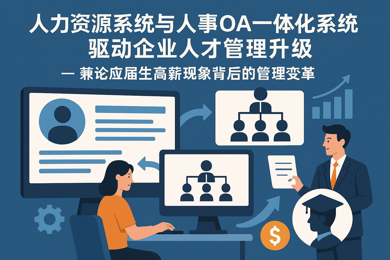 人力资源系统与人事OA一体化系统驱动企业人才管理升级——兼论应届生高薪现象背后的管理变革