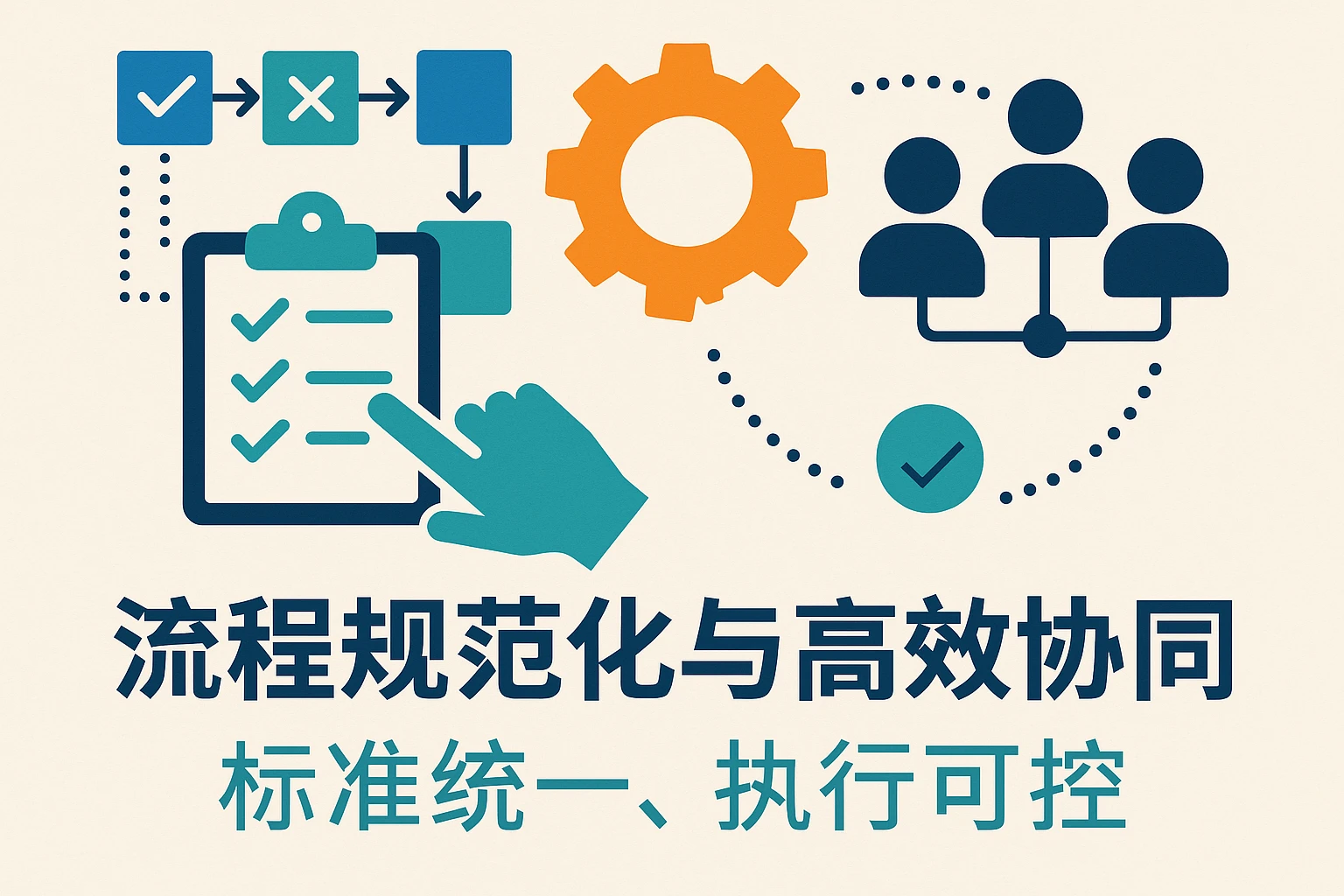 流程规范化与高效协同——标准统一，执行可控