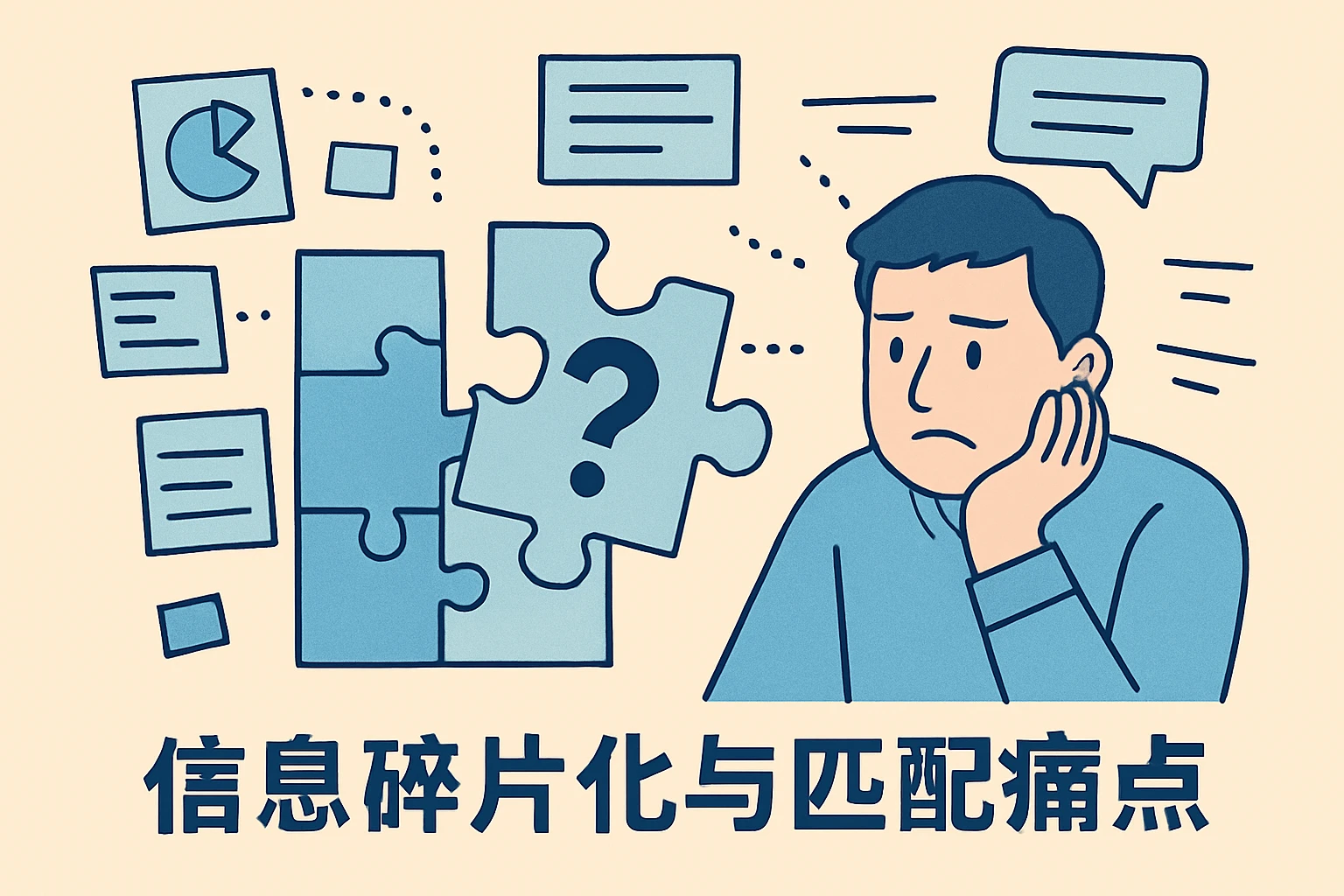 信息碎片化与匹配痛点