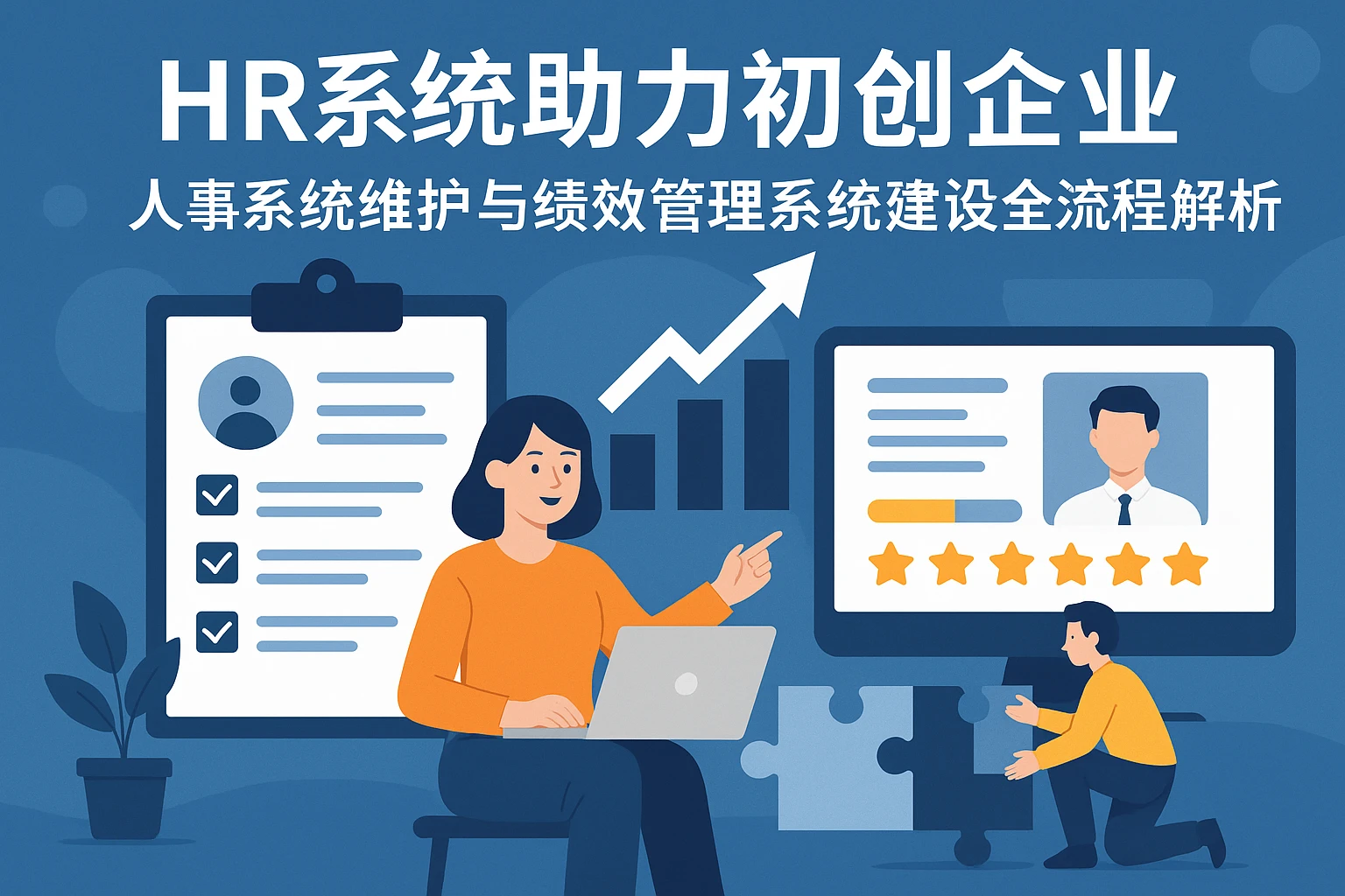 HR系统助力初创企业人事系统维护与绩效管理系统建设全流程解析