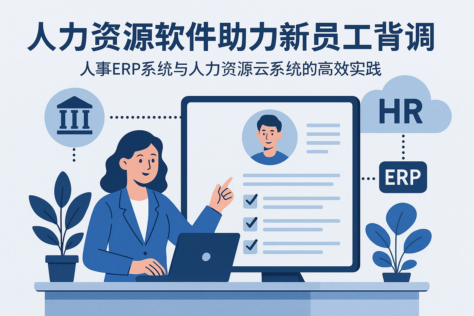 人力资源软件助力新员工背调——人事ERP系统与人力资源云系统的高效实践