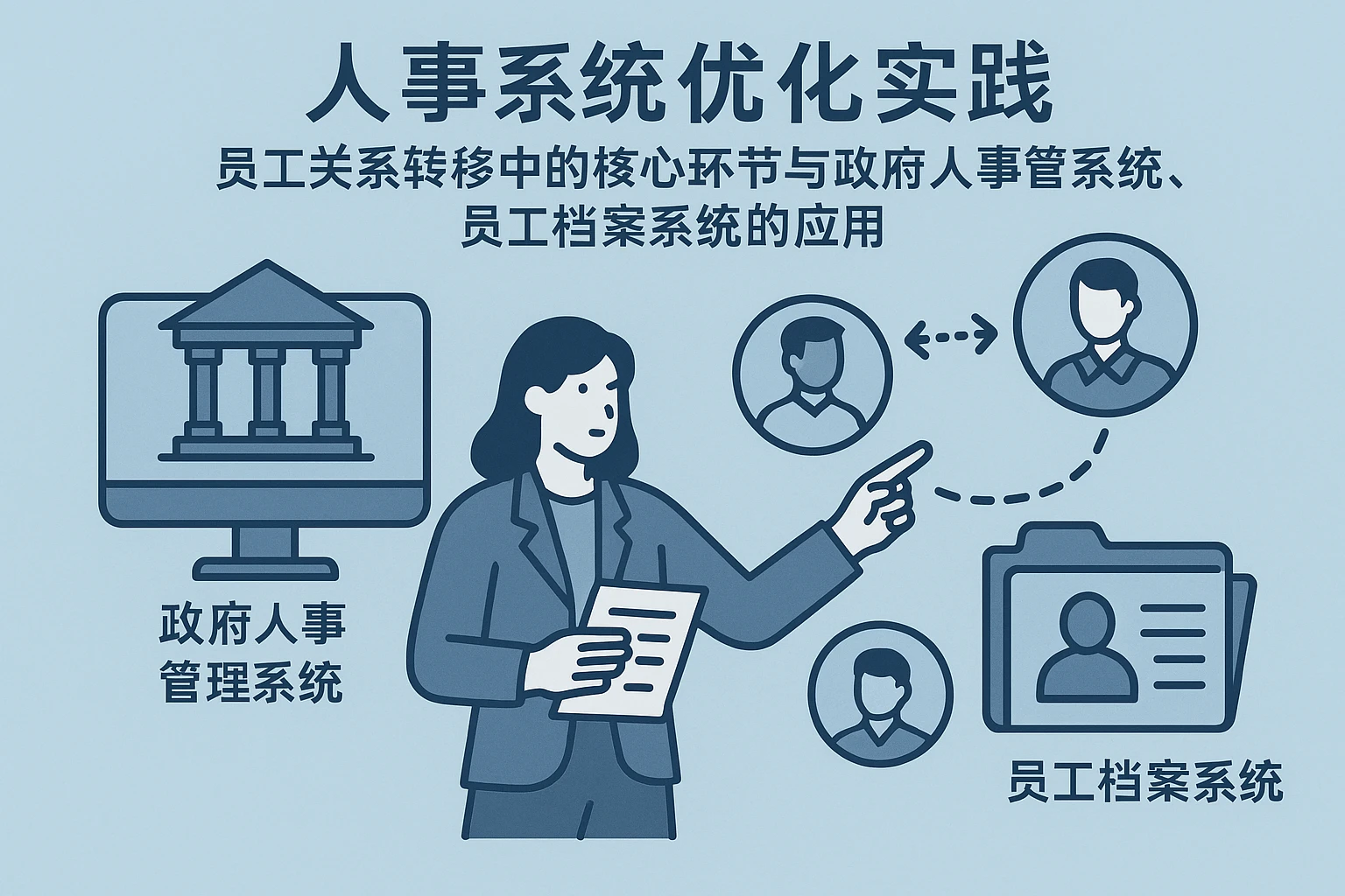 人事系统优化实践：员工关系转移中的核心环节与政府人事管理系统、员工档案系统的应用