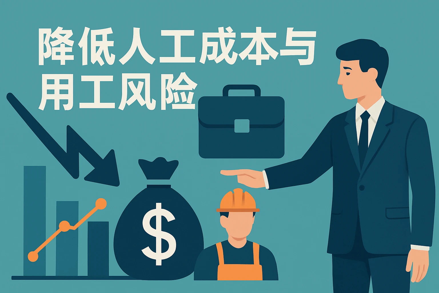 降低人工成本与用工风险