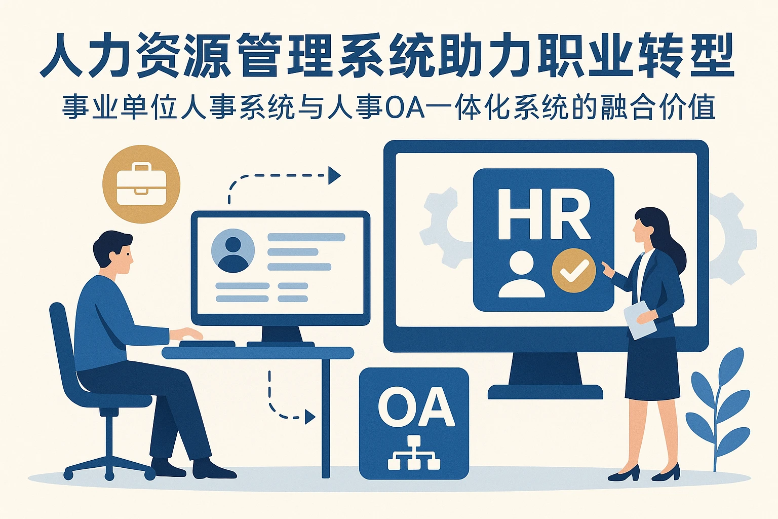 人力资源管理系统助力职业转型——事业单位人事系统与人事OA一体化系统的融合价值