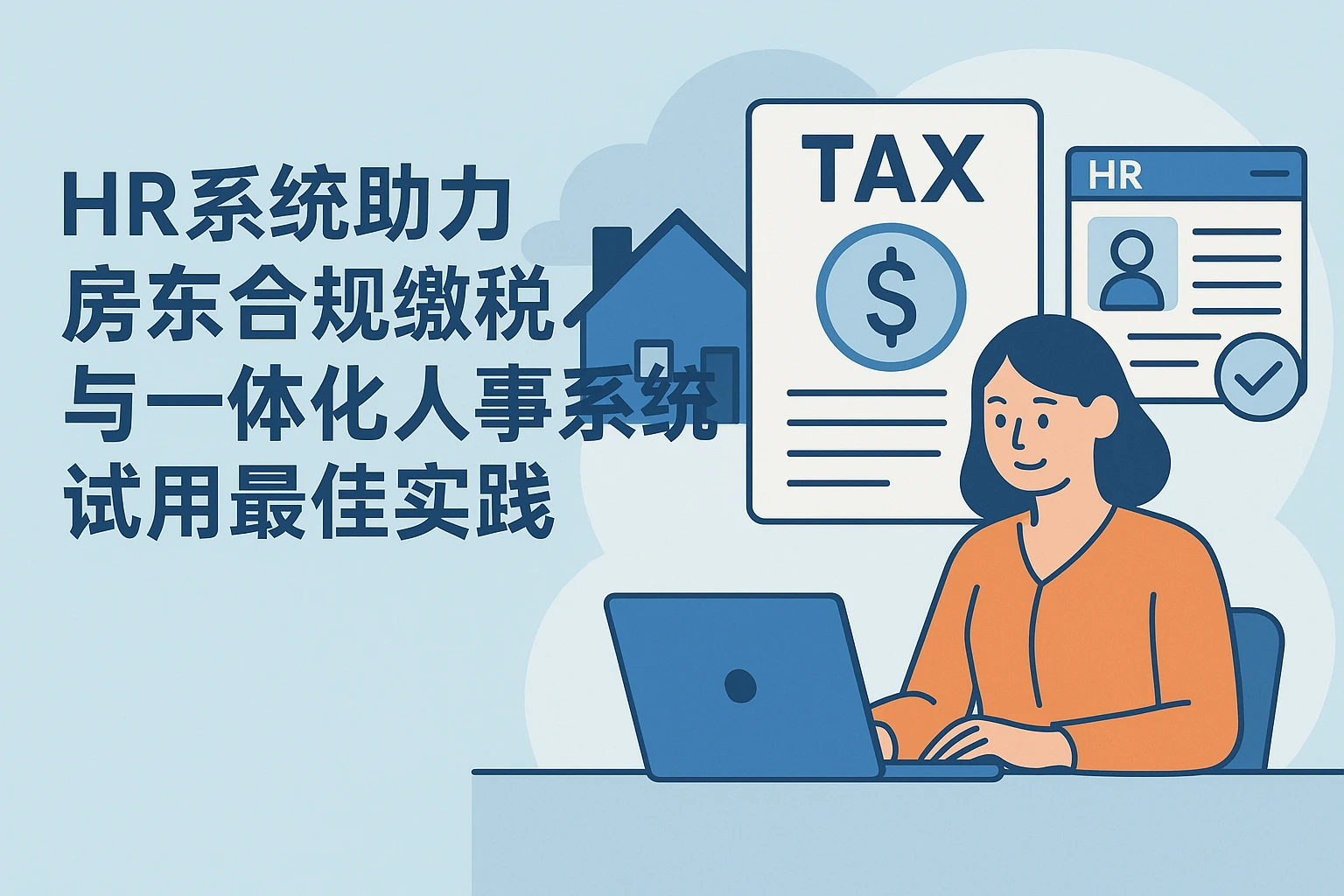 HR系统助力房东合规缴税与一体化人事系统试用最佳实践