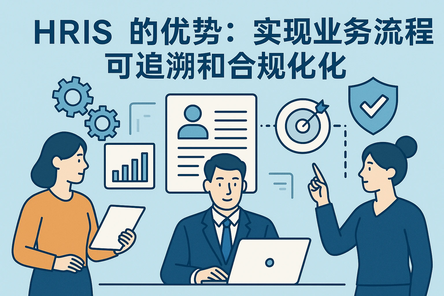 HRIS的优势：实现业务流程可追溯和合规化