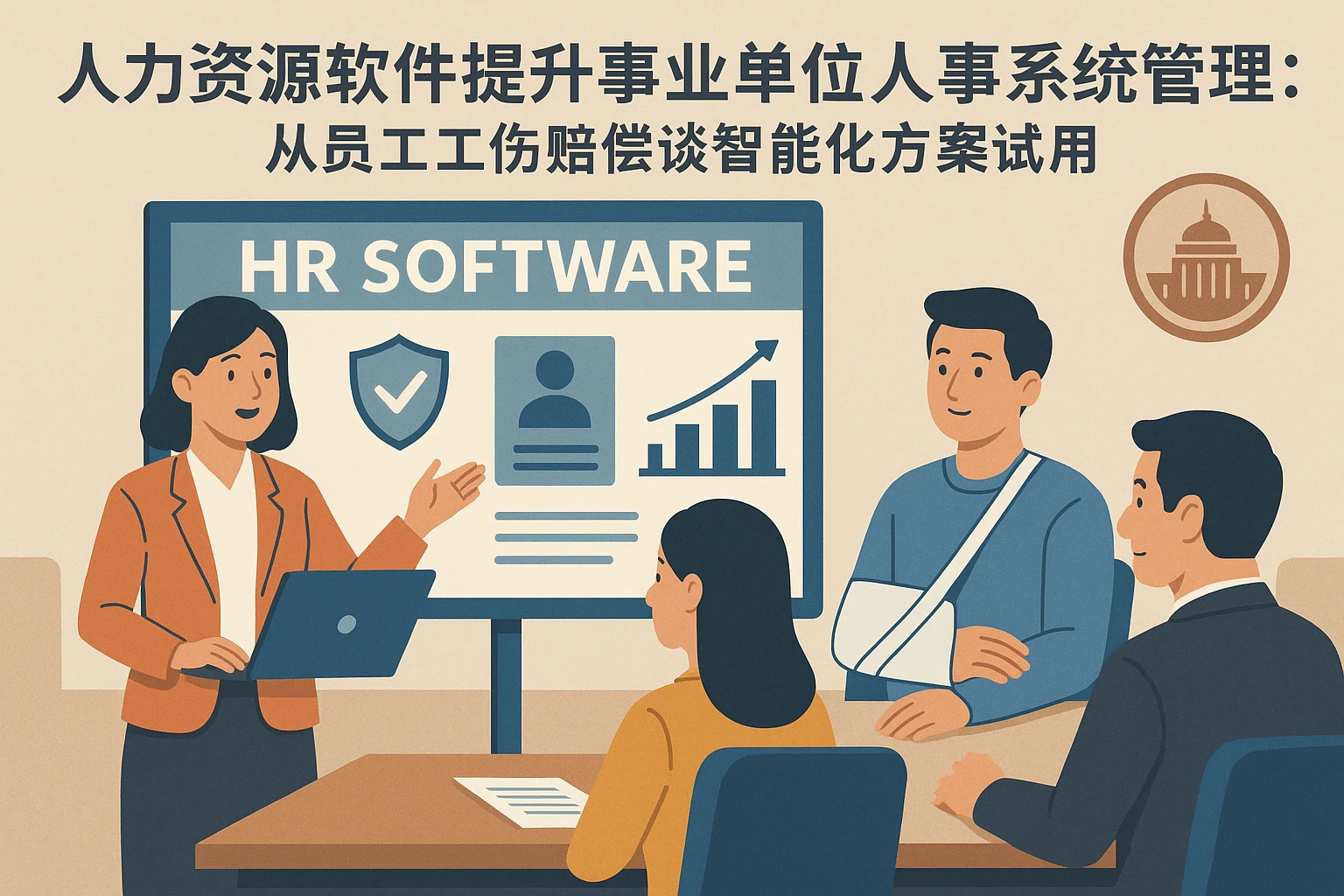 人力资源软件提升事业单位人事系统管理：从员工工伤赔偿谈智能化方案试用