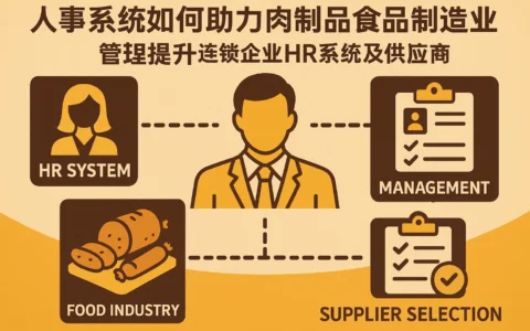 人事系统如何助力肉制品食品制造业管理提升——连锁企业HR系统及供应商选择指南