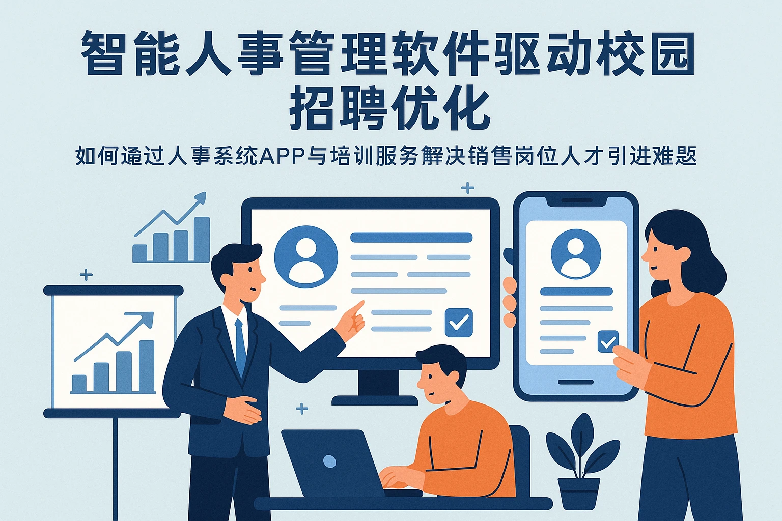 智能人事管理软件驱动校园招聘优化——如何通过人事系统APP与培训服务解决销售岗位人才引进难题