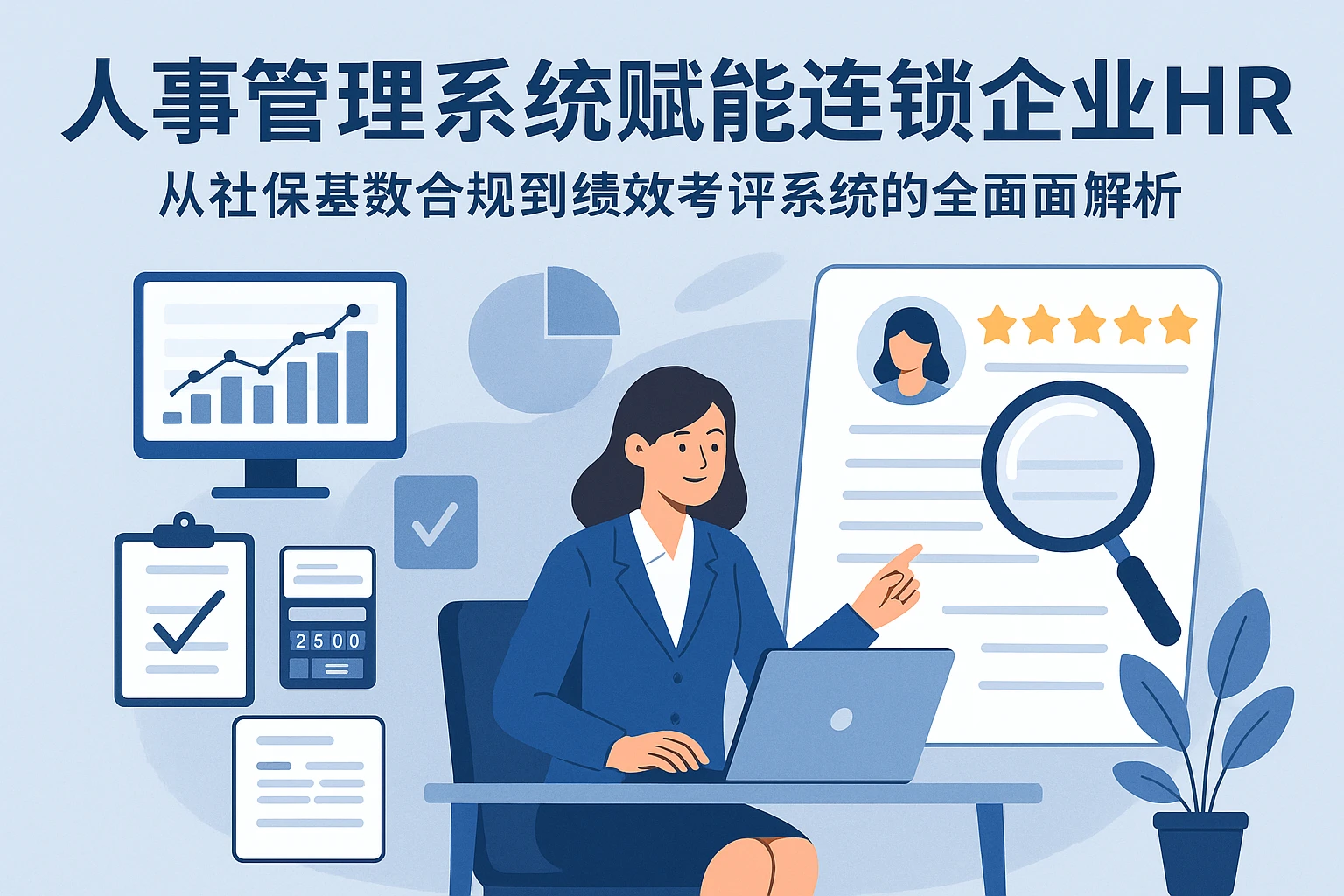 人事管理系统赋能连锁企业HR：从社保基数合规到绩效考评系统的全面解析