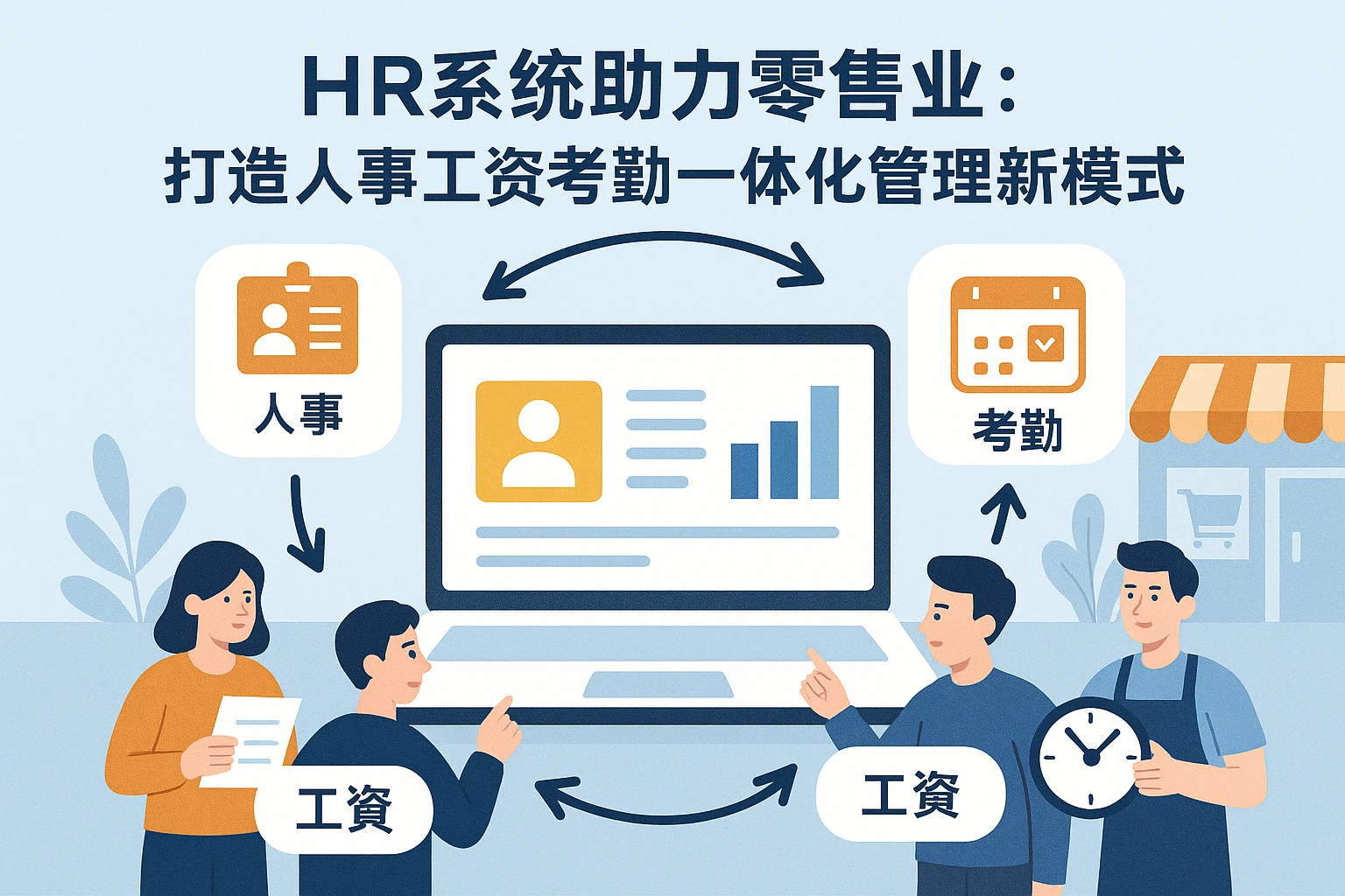 HR系统助力零售业：打造人事工资考勤一体化管理新模式