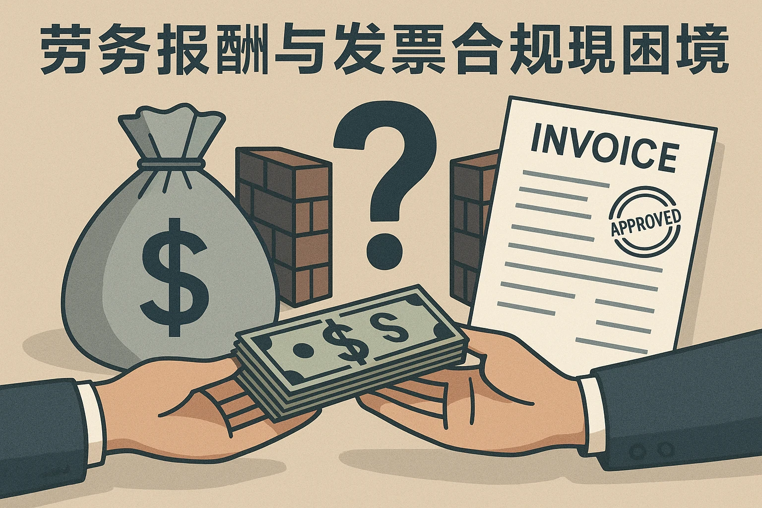劳务报酬与发票合规的现实困境