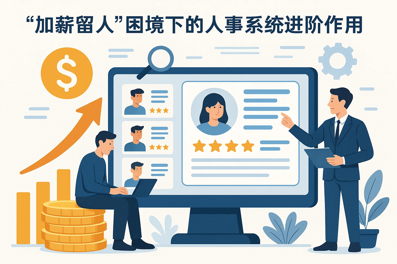 “加薪留人”困境下的人事系统进阶作用