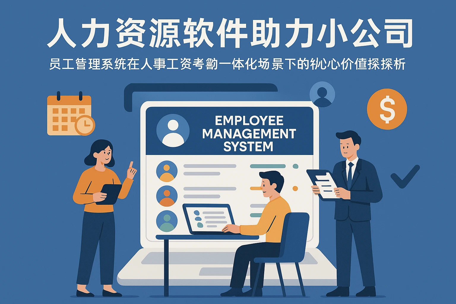 人力资源软件助力小公司：员工管理系统在人事工资考勤一体化场景下的核心价值探析