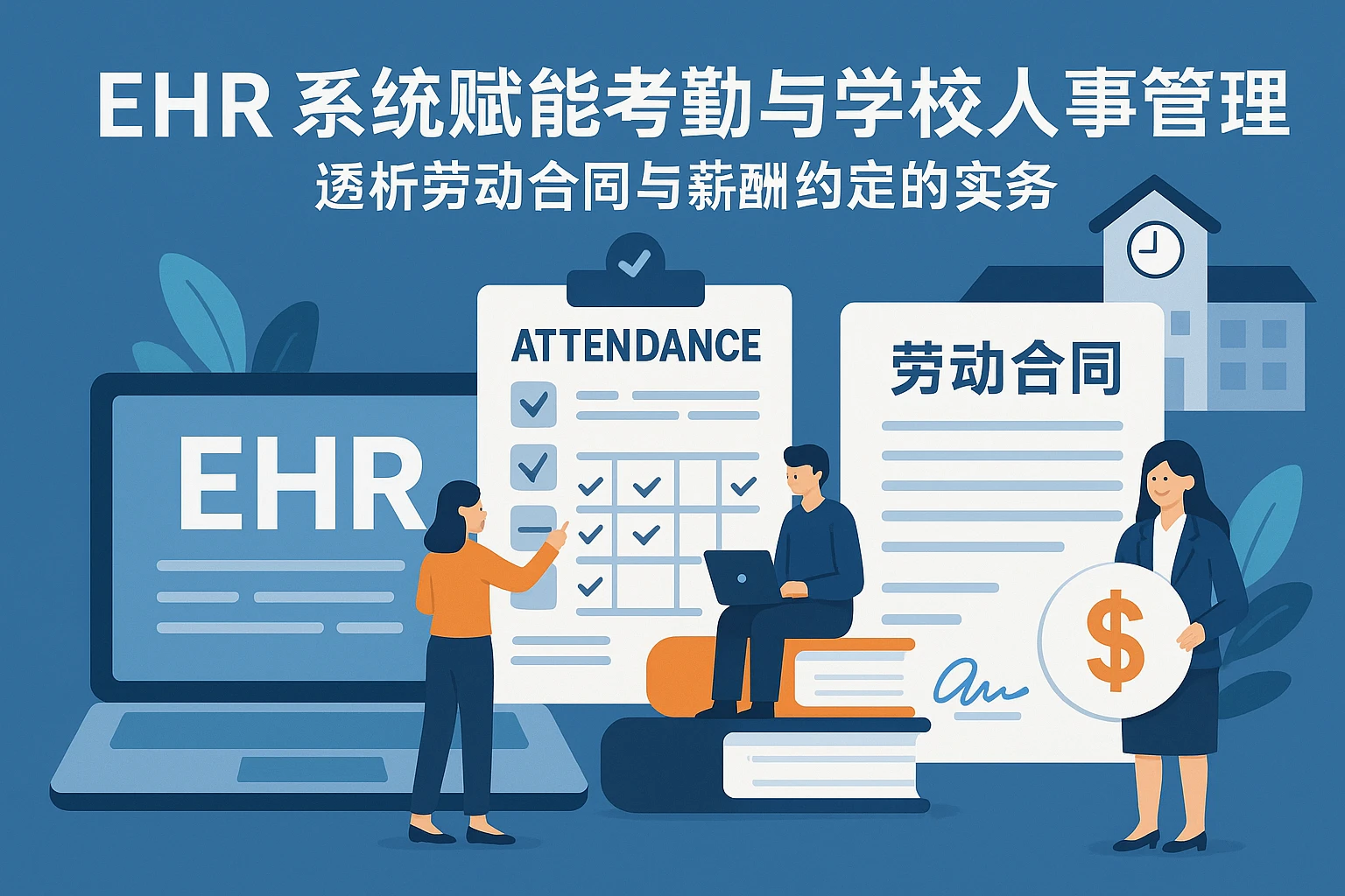 EHR系统赋能考勤与学校人事管理：透析劳动合同与薪酬约定的实务