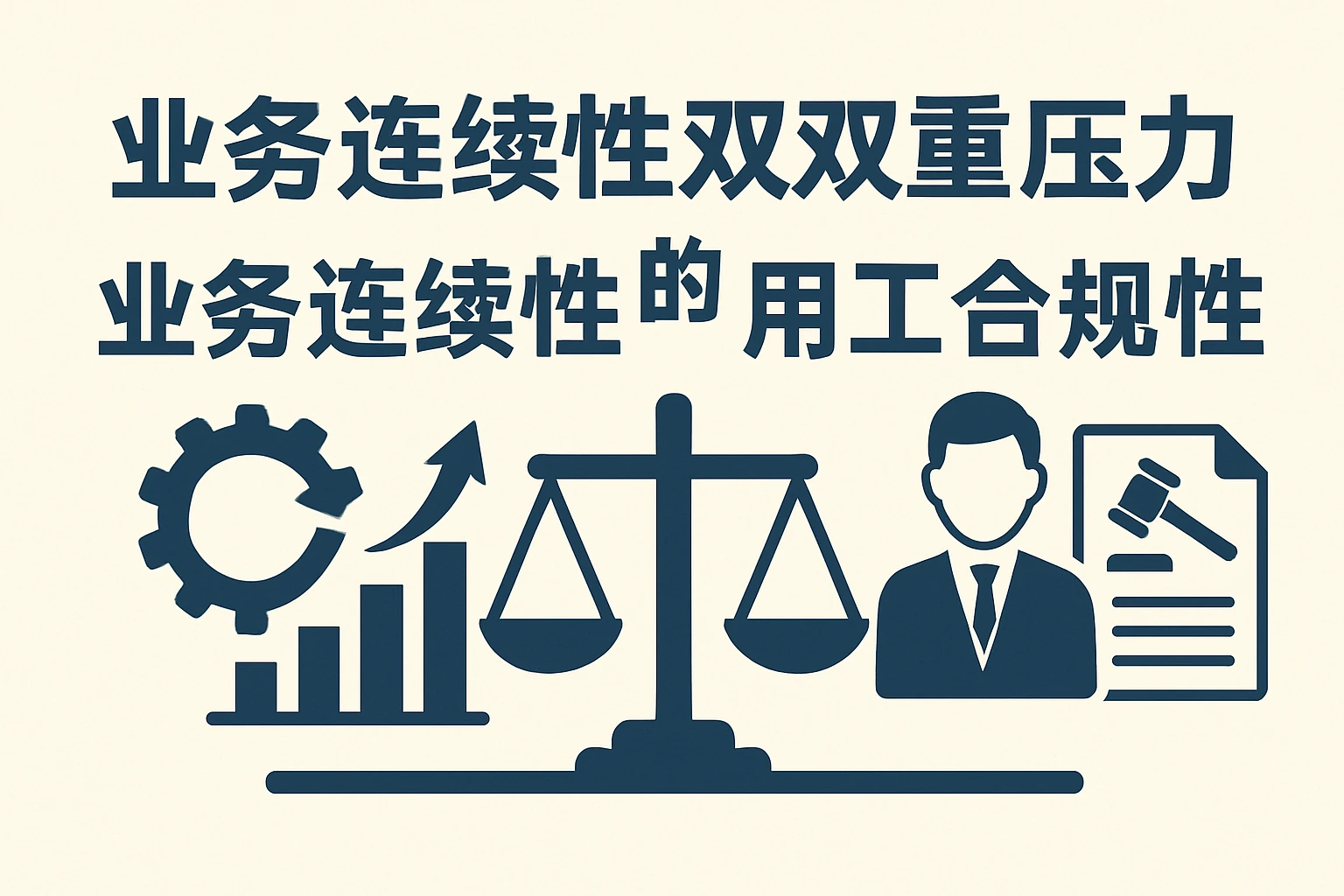 业务连续性与用工合规性的双重压力