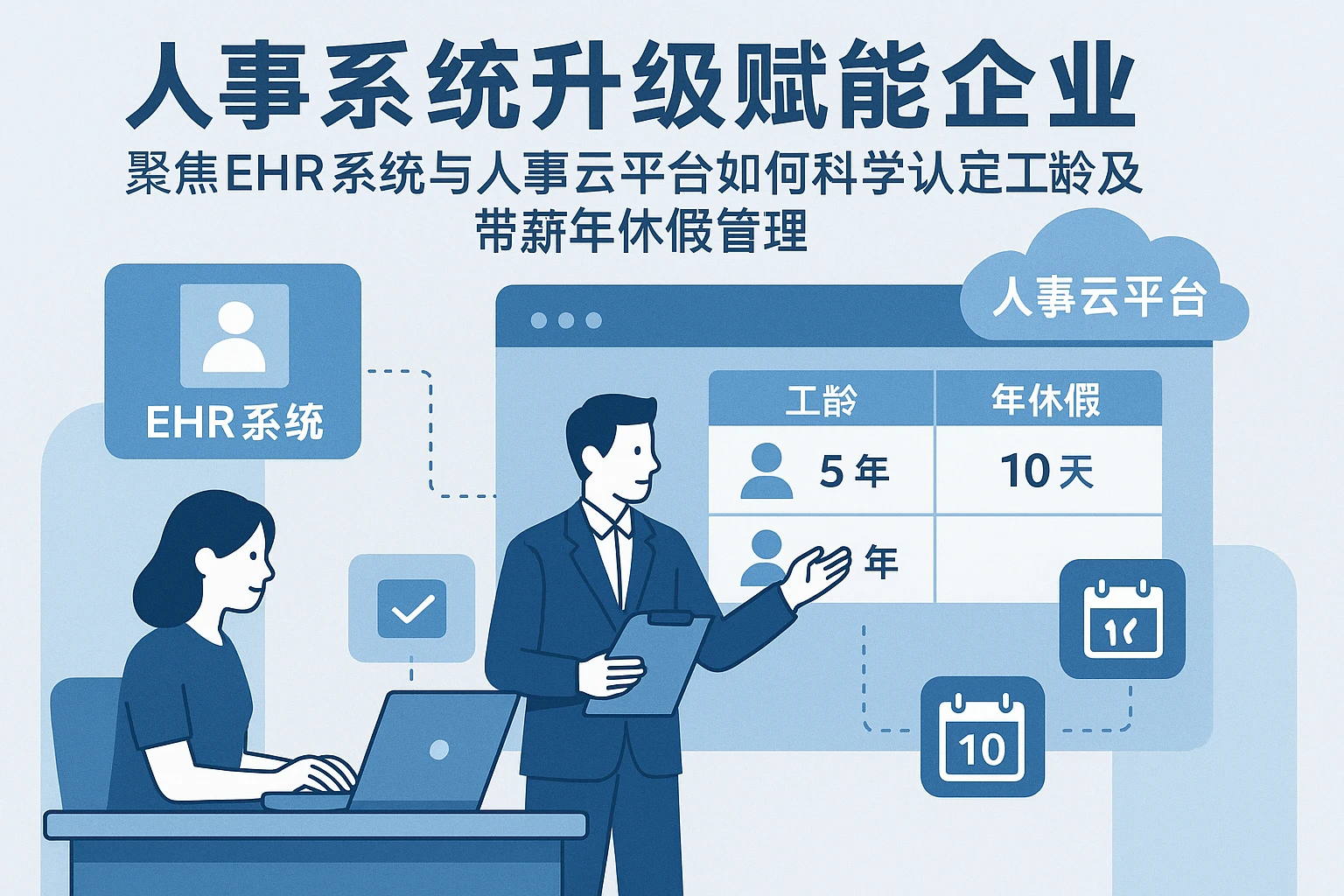 人事系统升级赋能企业,聚焦ehr系统与人事云平台如何科学认定工龄及带薪年休假管理