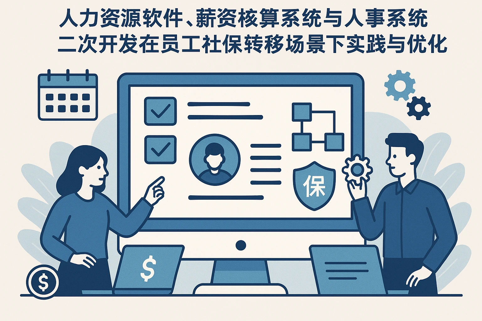 人力资源软件、薪资核算系统与人事系统二次开发在员工社保转移场景下的实践与优化