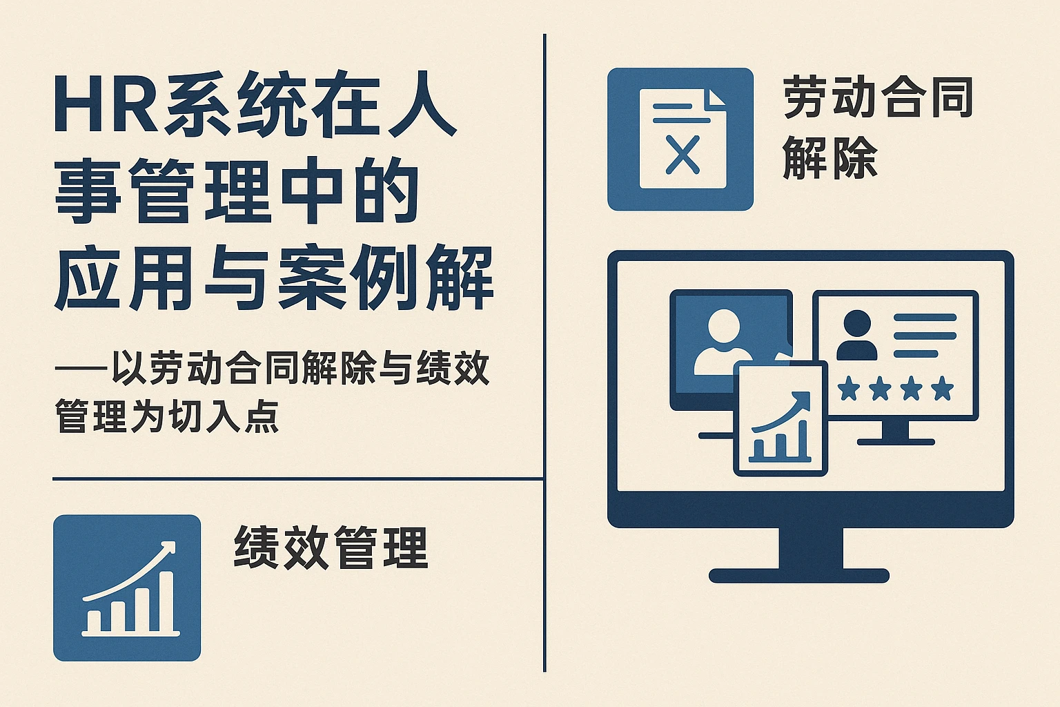 HR系统在人事管理中的应用与案例解析——以劳动合同解除与绩效管理为切入点
