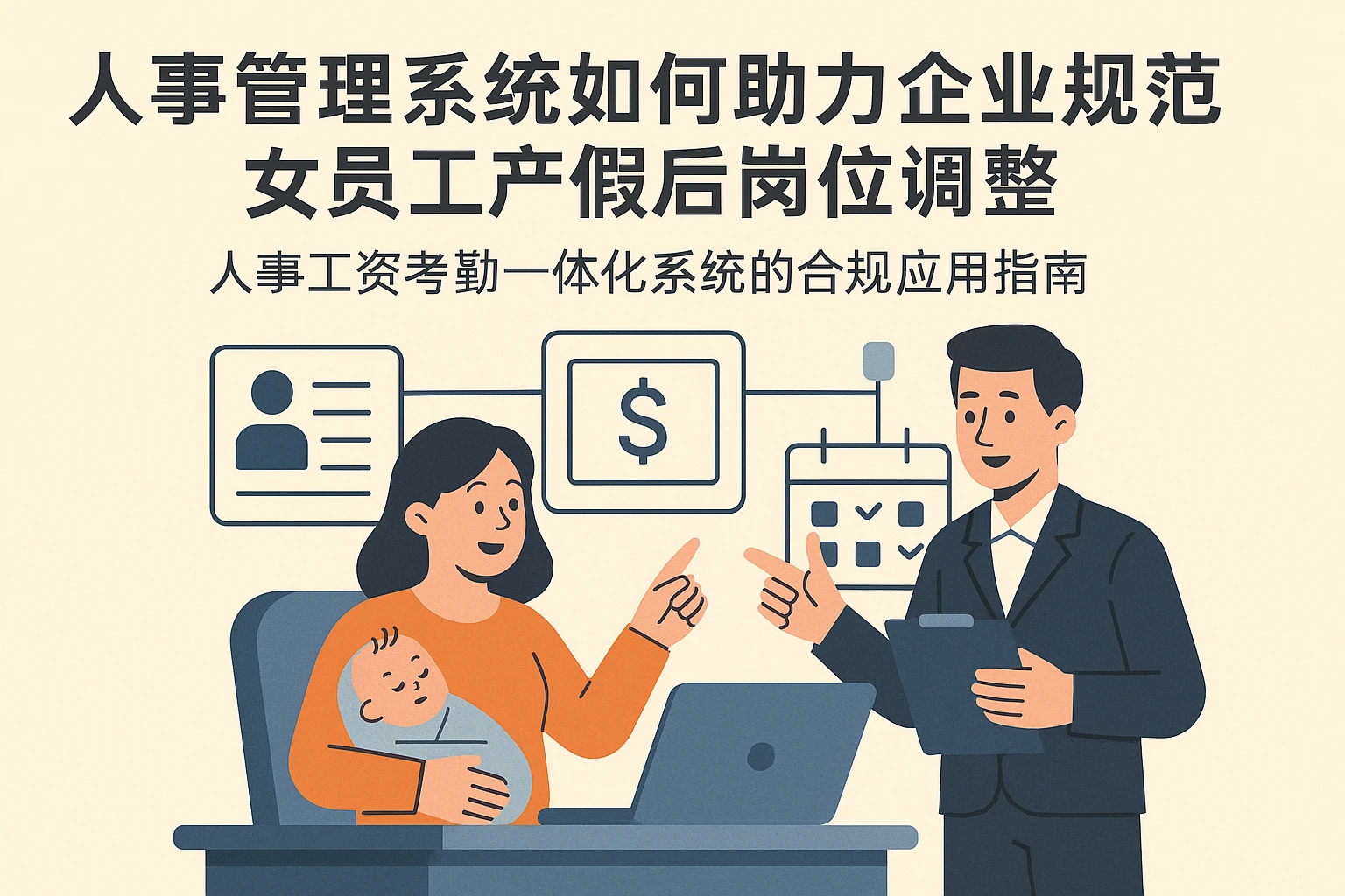 人事管理系统如何助力企业规范女员工产假后岗位调整——人事工资考勤一体化系统的合规应用指南