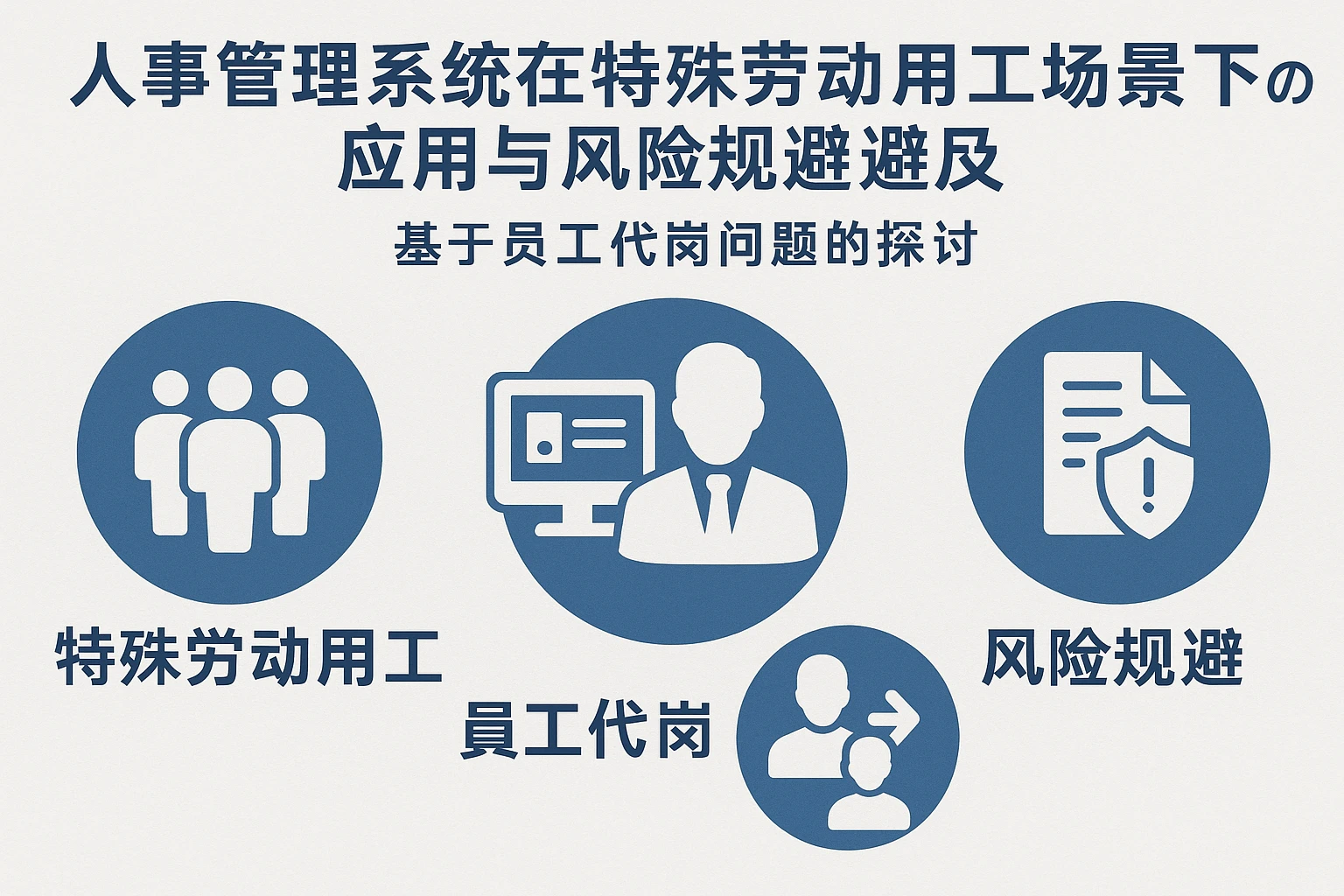 人事管理系统在特殊劳动用工场景下的应用与风险规避——基于员工代岗问题的探讨
